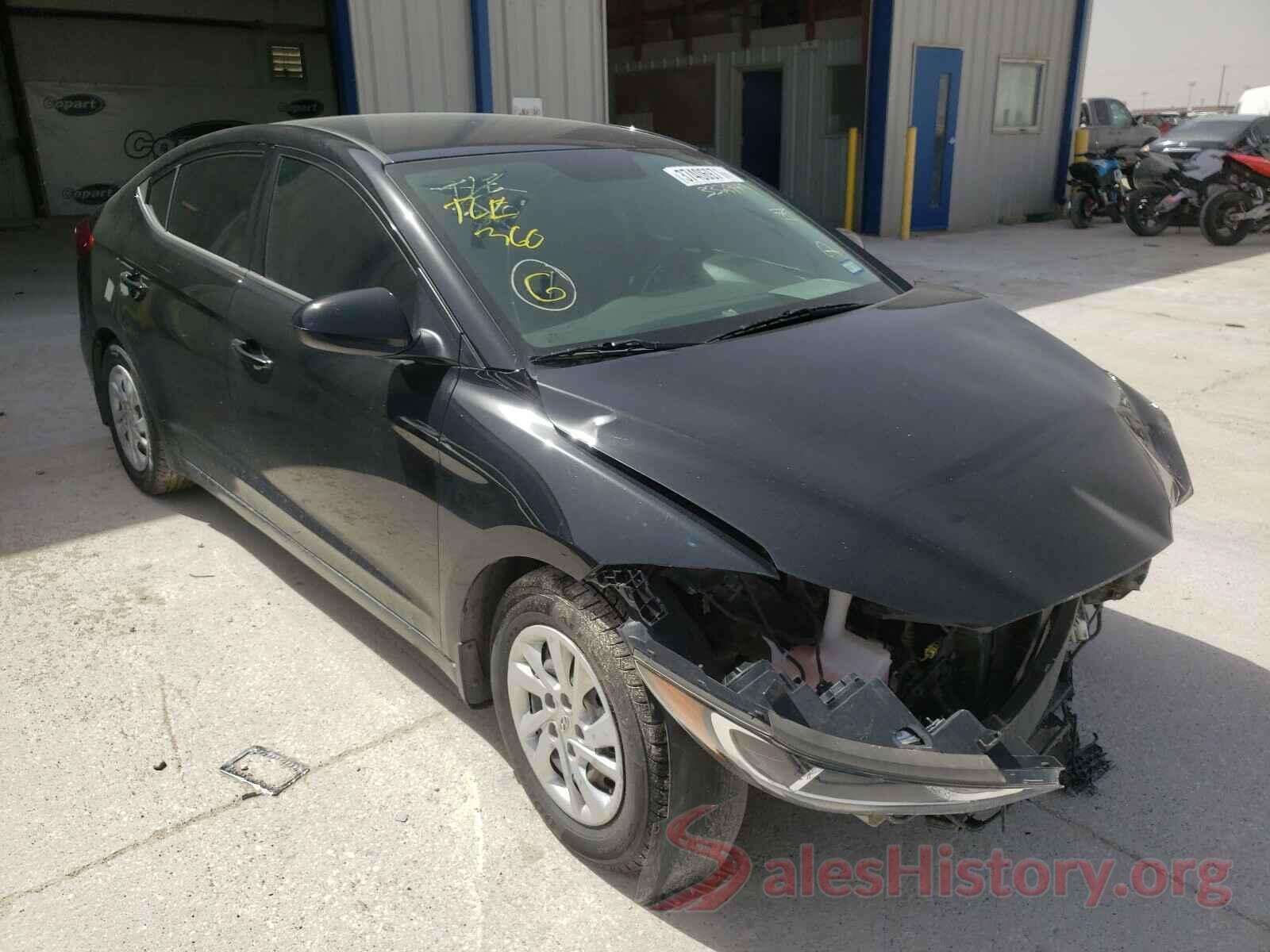 5NPD74LF2JH332949 2018 HYUNDAI ELANTRA