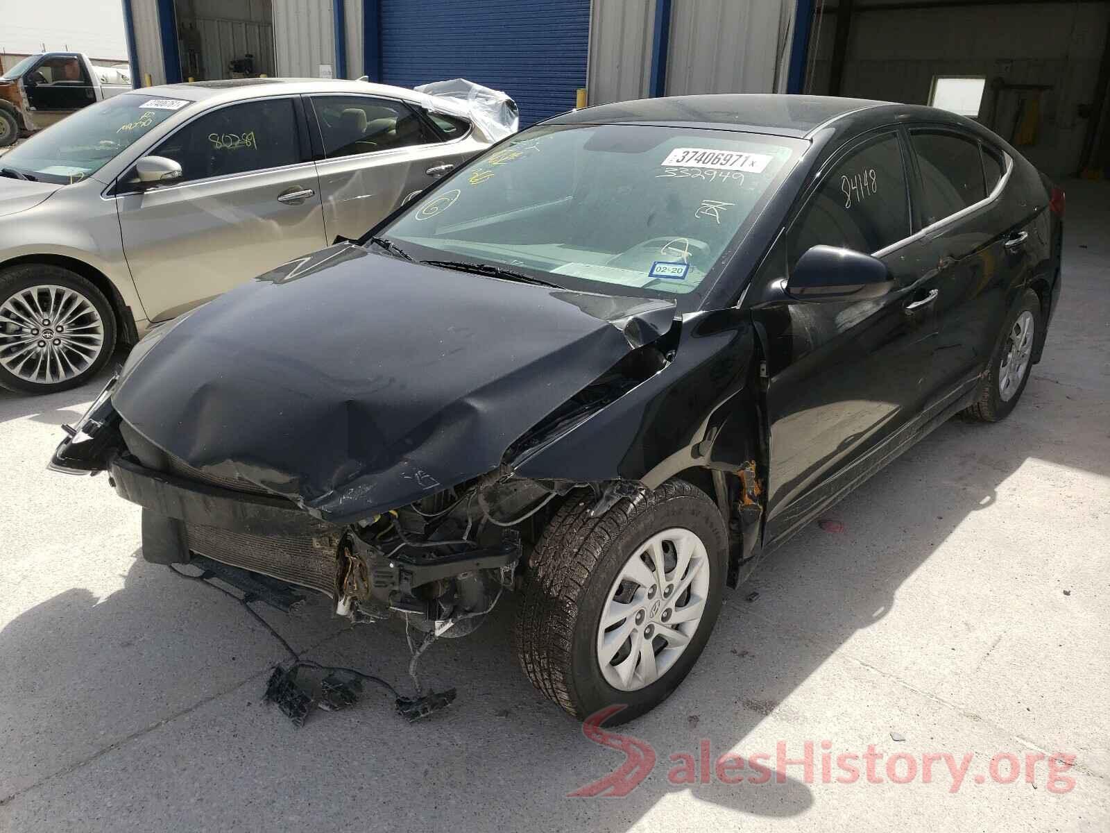 5NPD74LF2JH332949 2018 HYUNDAI ELANTRA