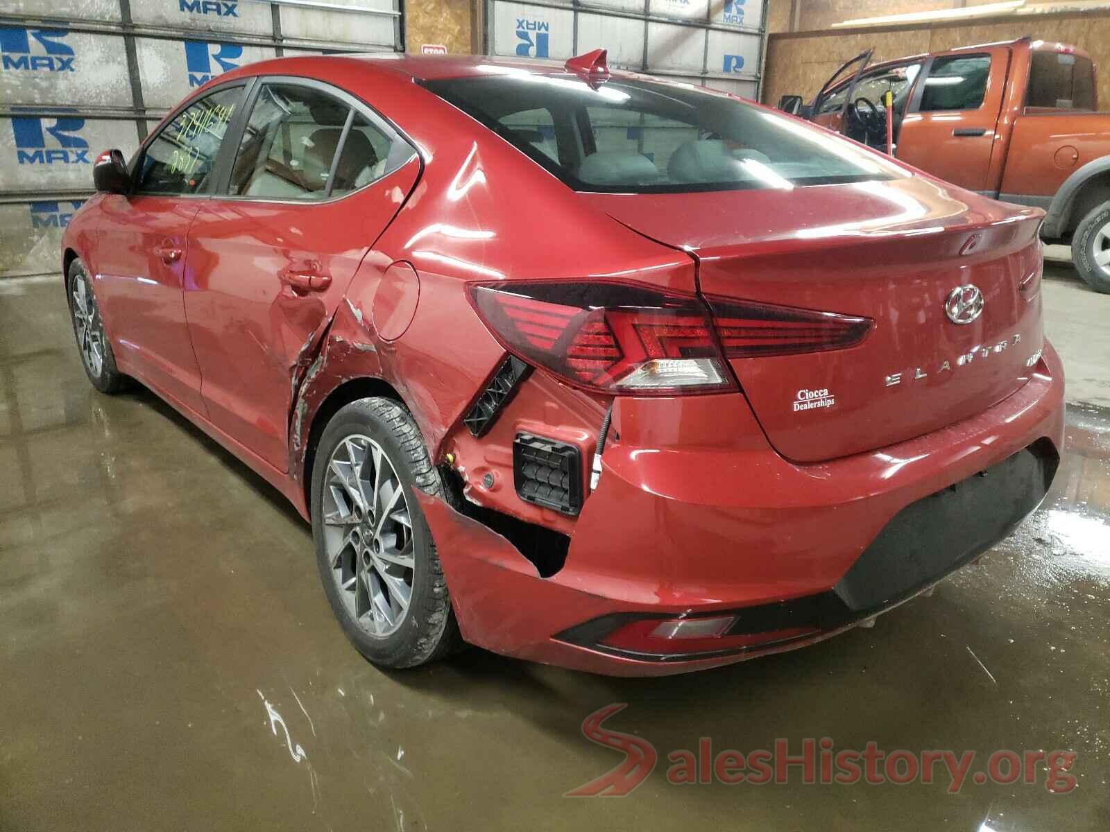 5NPD84LF2LH543875 2020 HYUNDAI ELANTRA