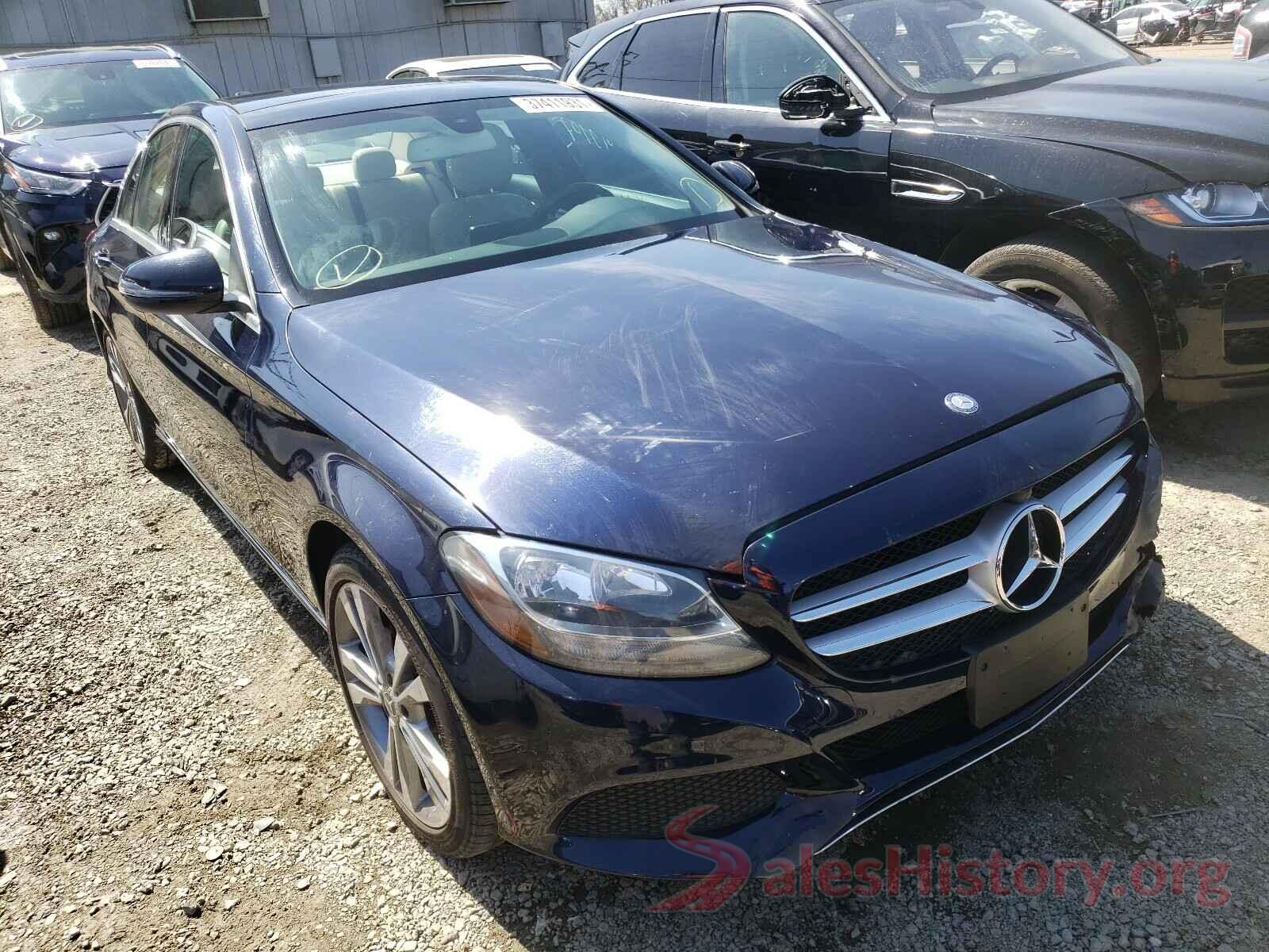 55SWF4JBXHU224887 2017 MERCEDES-BENZ C CLASS