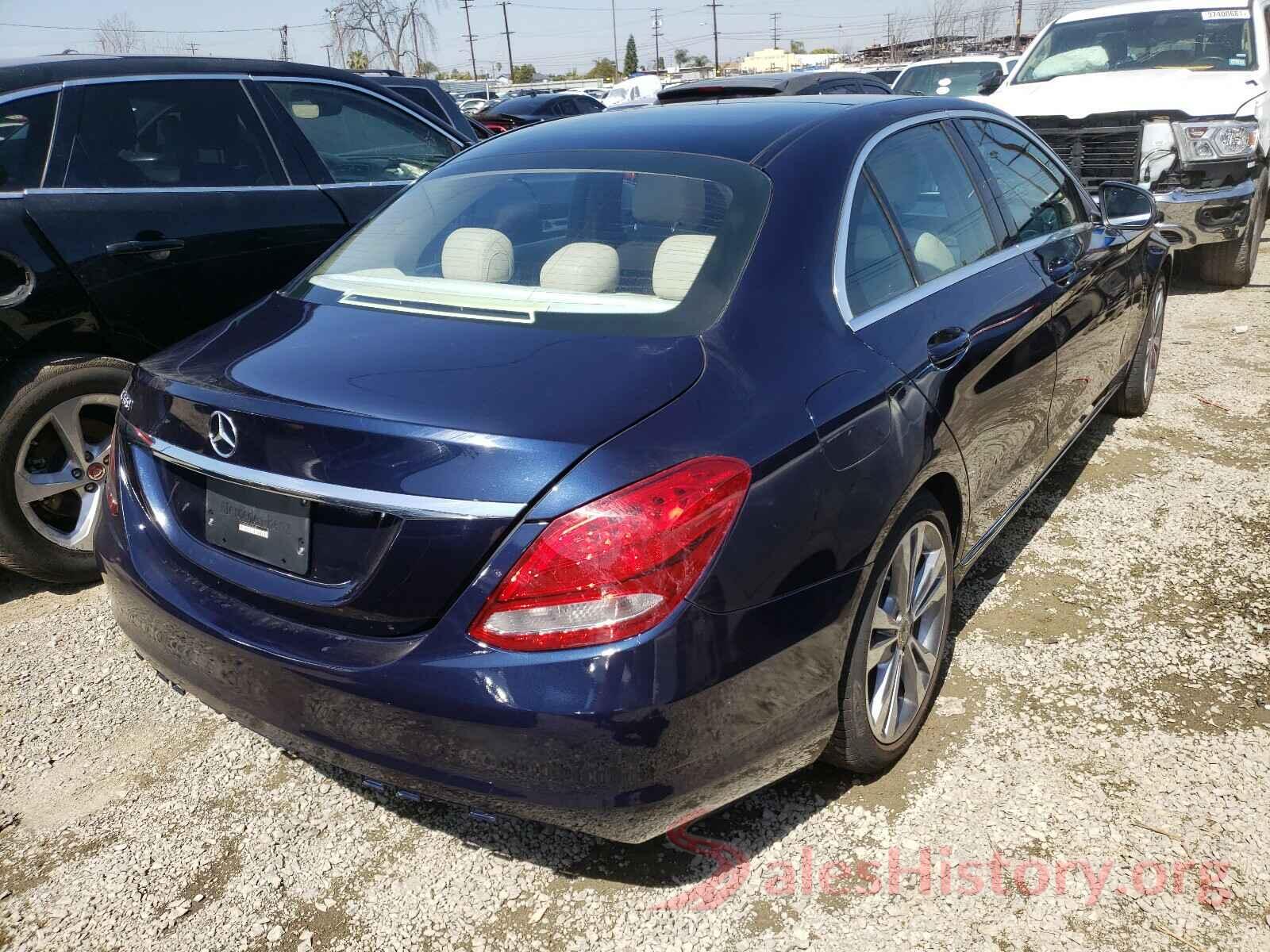 55SWF4JBXHU224887 2017 MERCEDES-BENZ C CLASS