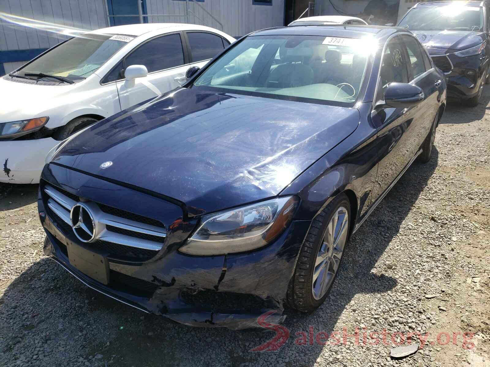 55SWF4JBXHU224887 2017 MERCEDES-BENZ C CLASS