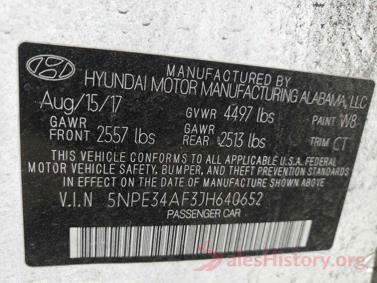 5NPE34AF3JH640652 2018 HYUNDAI SONATA