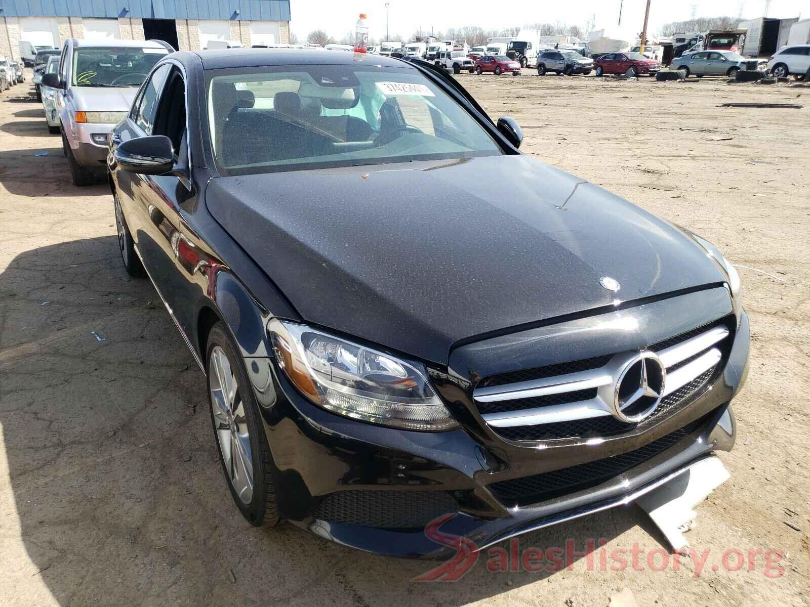 55SWF4KB5HU210555 2017 MERCEDES-BENZ C CLASS