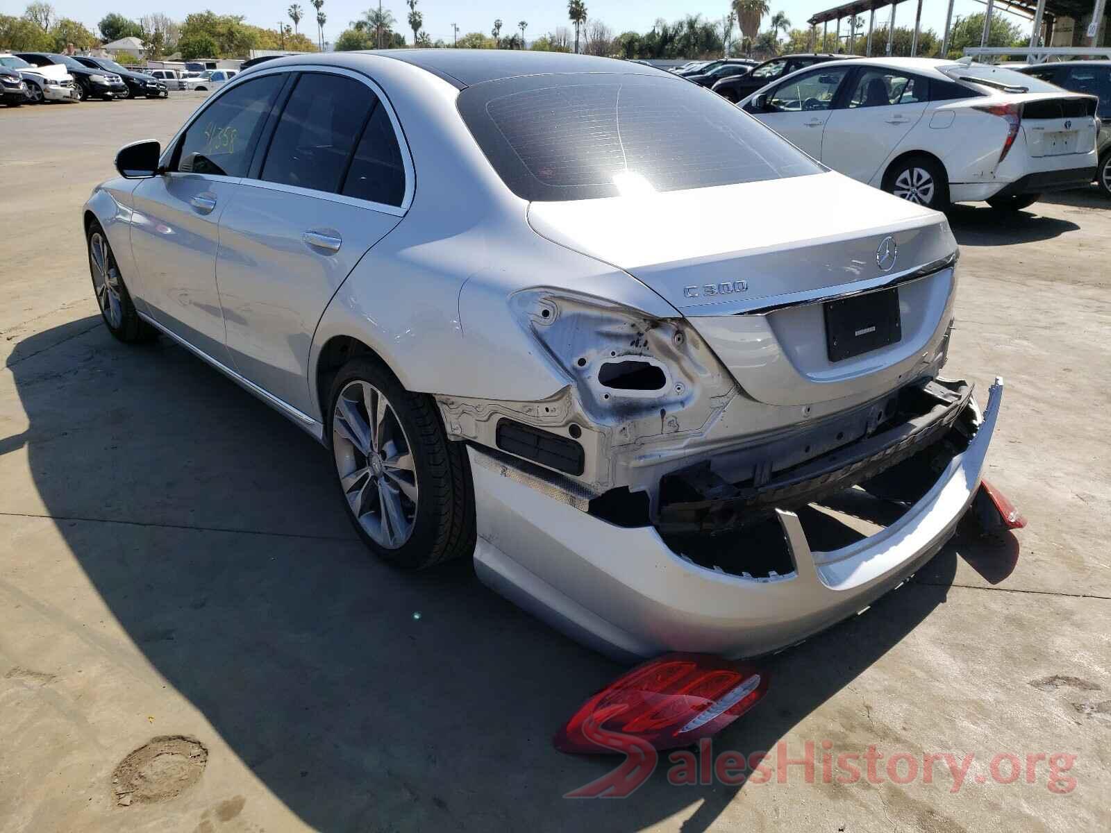 55SWF4JB8GU178183 2016 MERCEDES-BENZ C CLASS