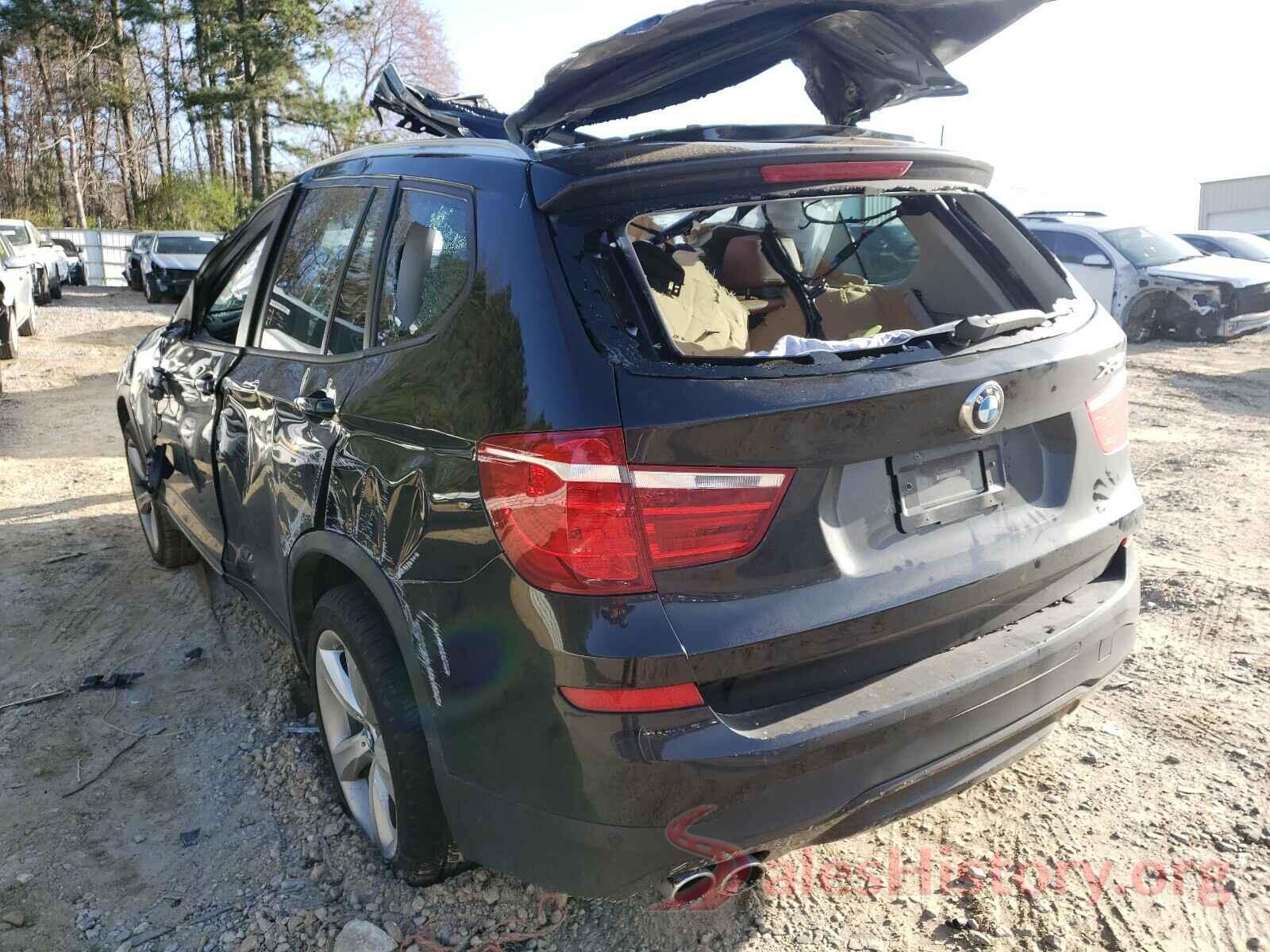 5UXWX9C38H0W79994 2017 BMW X3