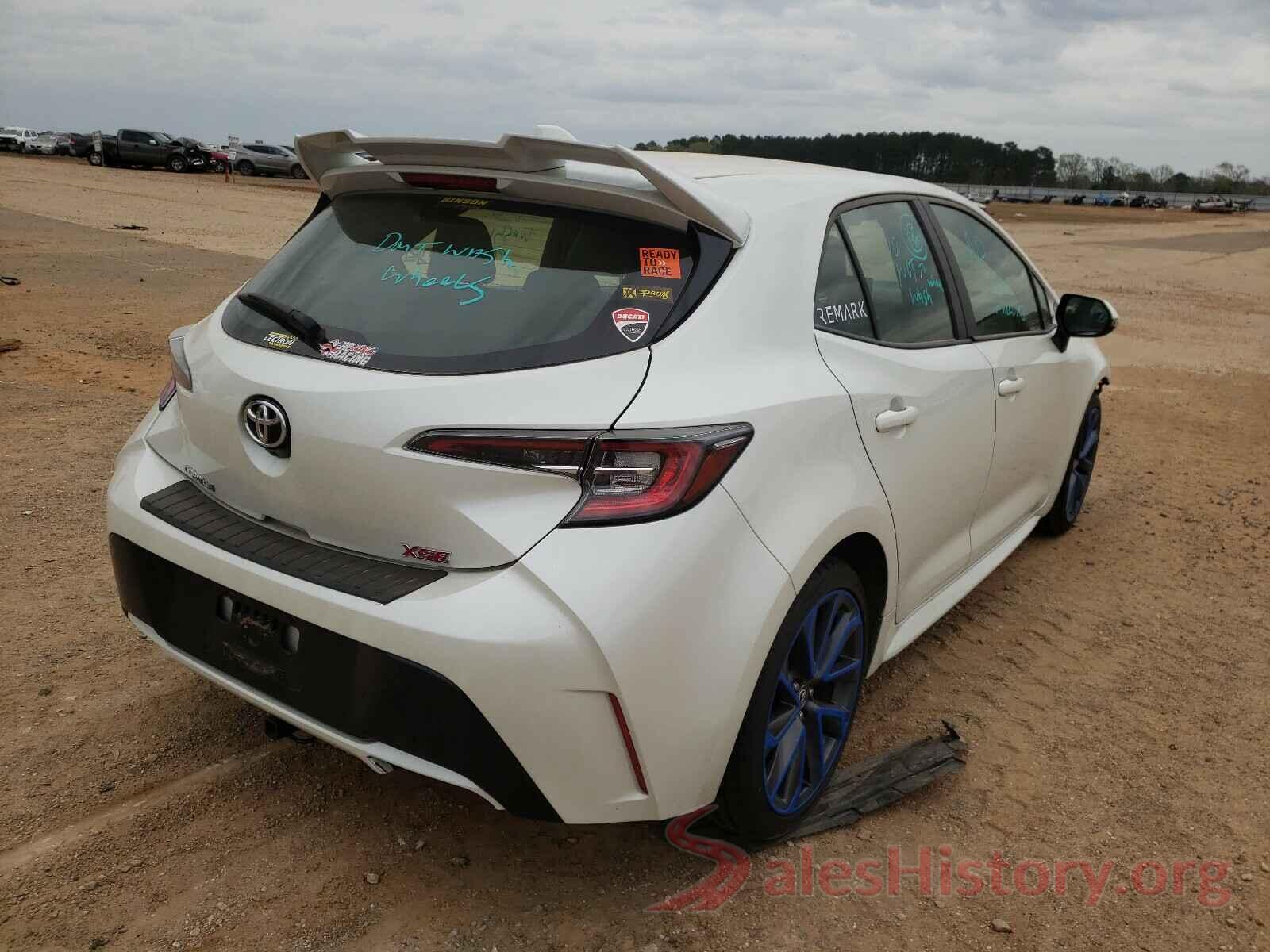 JTNK4RBE1K3017560 2019 TOYOTA COROLLA