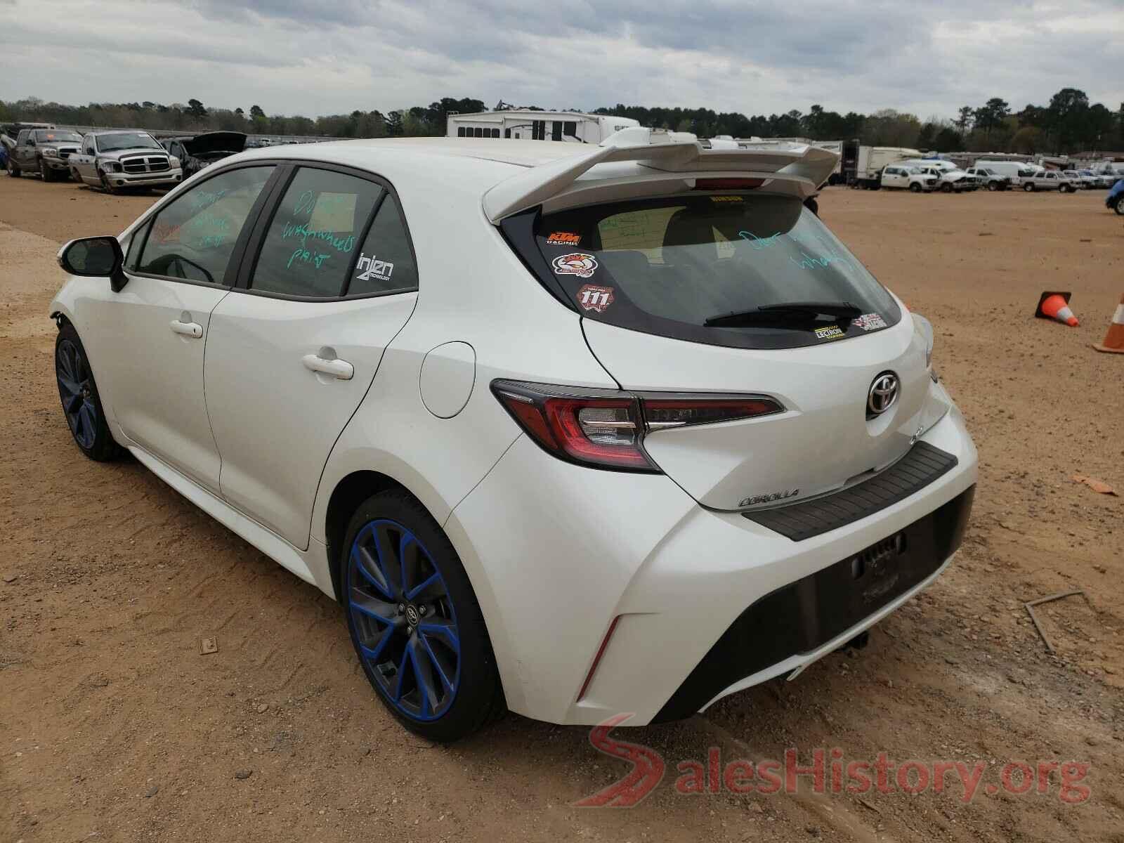 JTNK4RBE1K3017560 2019 TOYOTA COROLLA