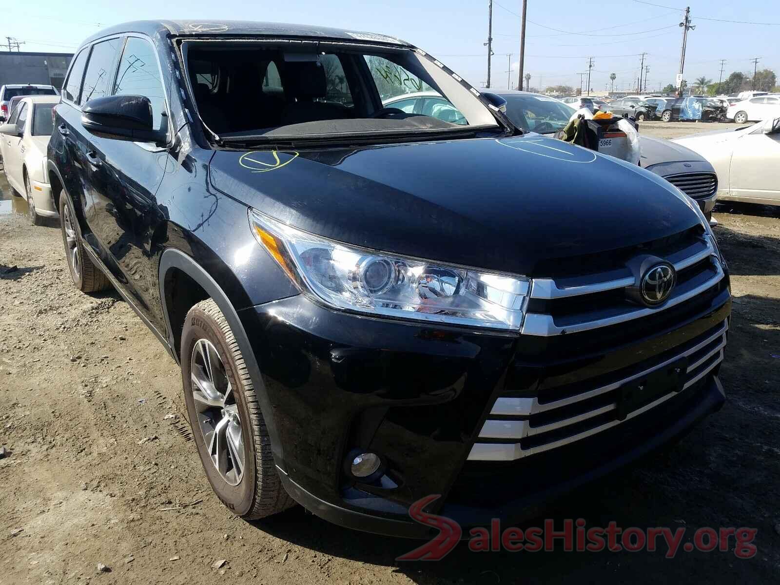 5TDZZRFH4KS348446 2019 TOYOTA HIGHLANDER