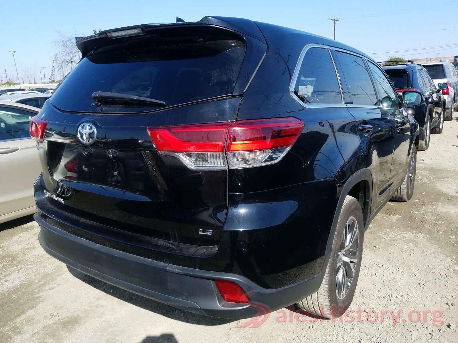 5TDZZRFH4KS348446 2019 TOYOTA HIGHLANDER