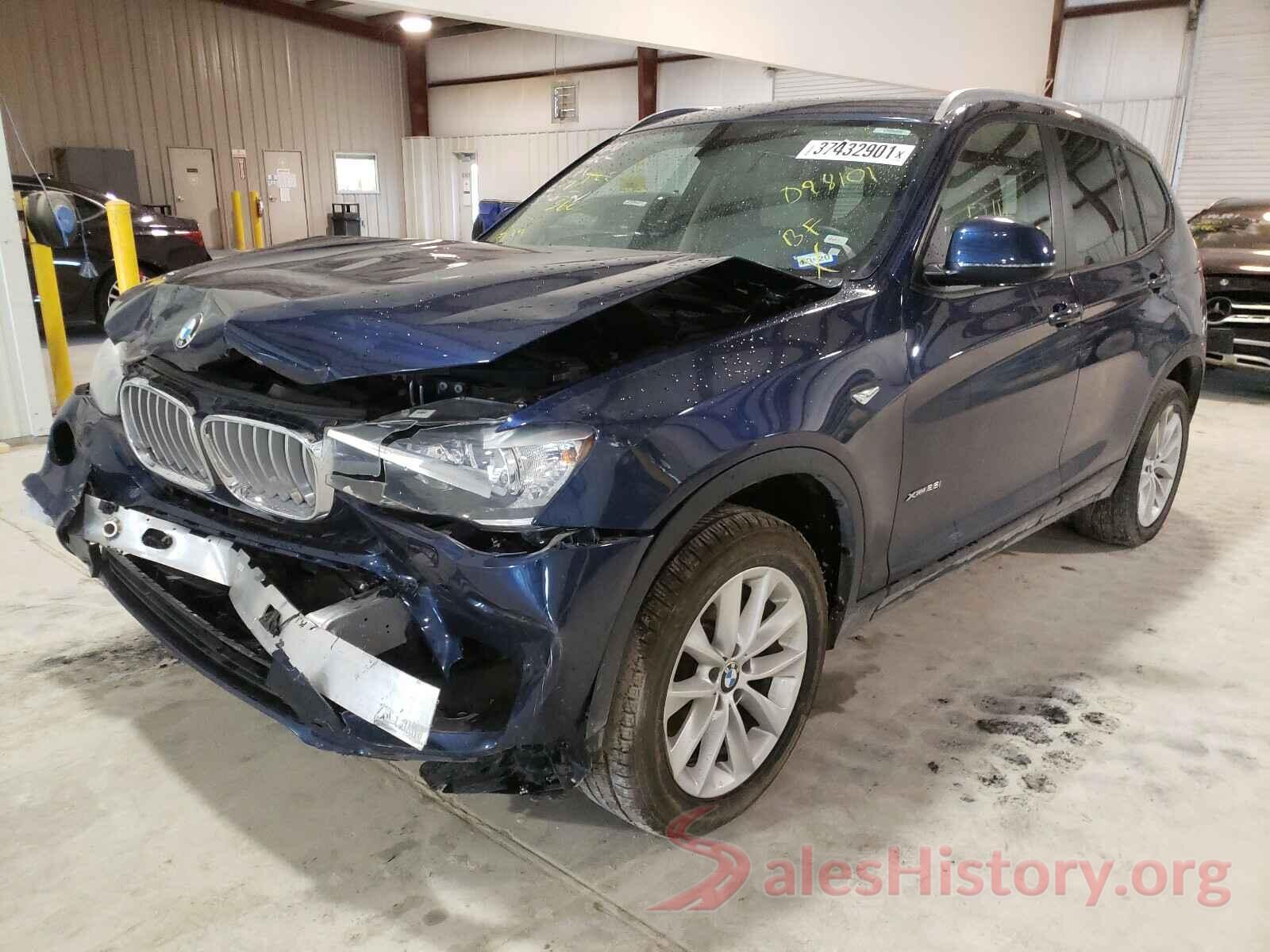 5UXWX9C50H0D98101 2017 BMW X3