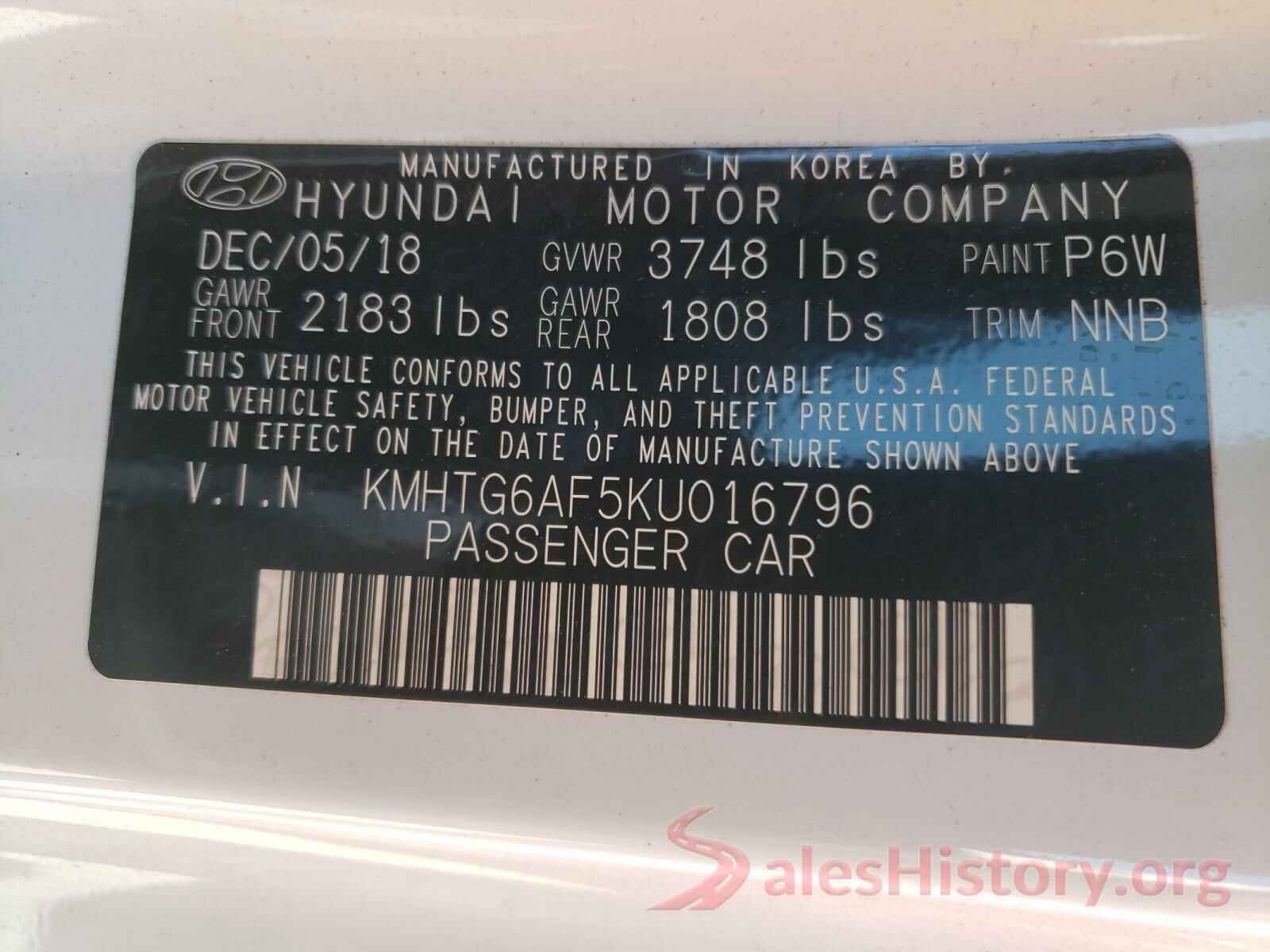 KMHTG6AF5KU016796 2019 HYUNDAI VELOSTER