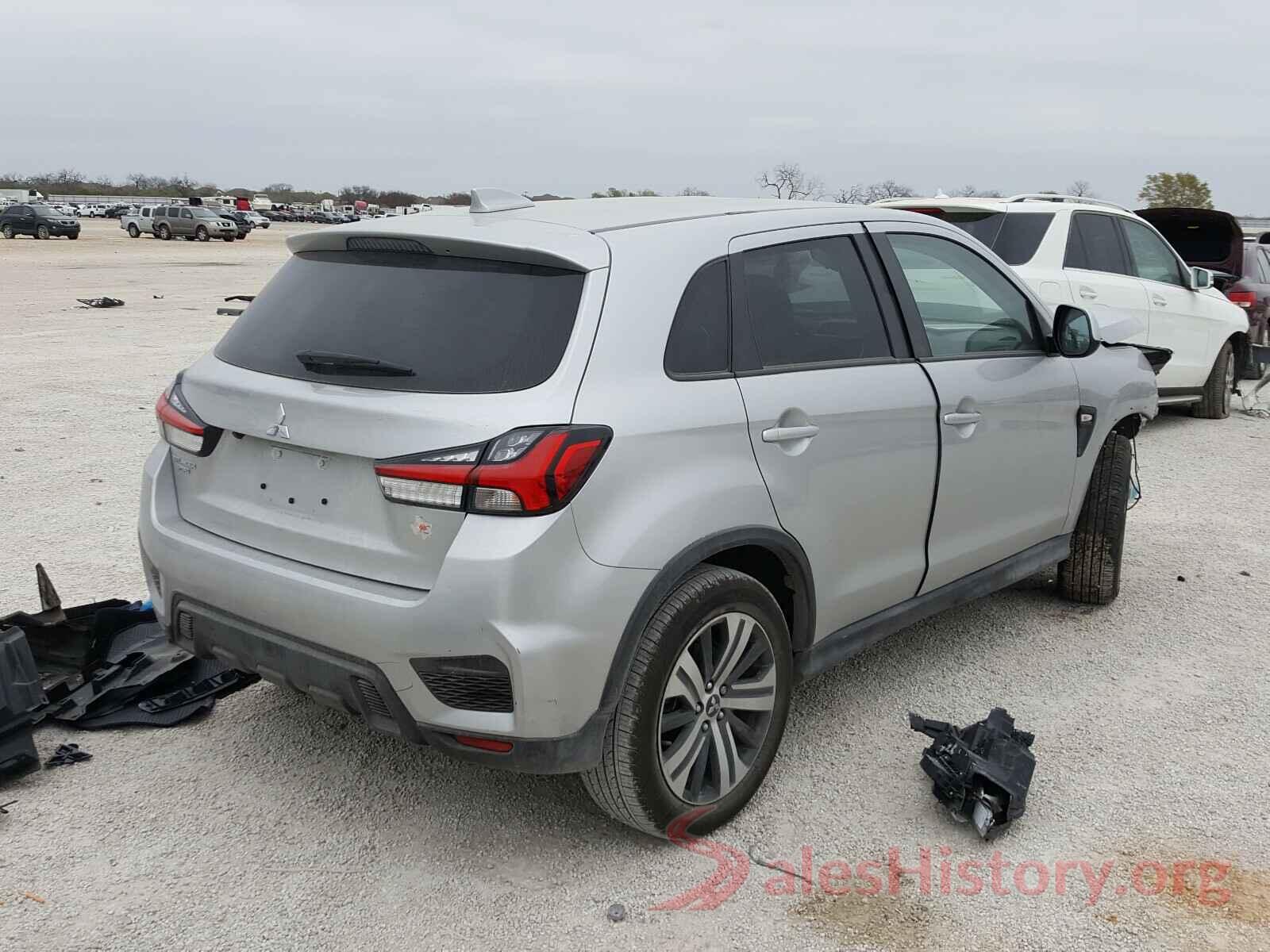 JA4AP3AUXLU001327 2020 MITSUBISHI OUTLANDER