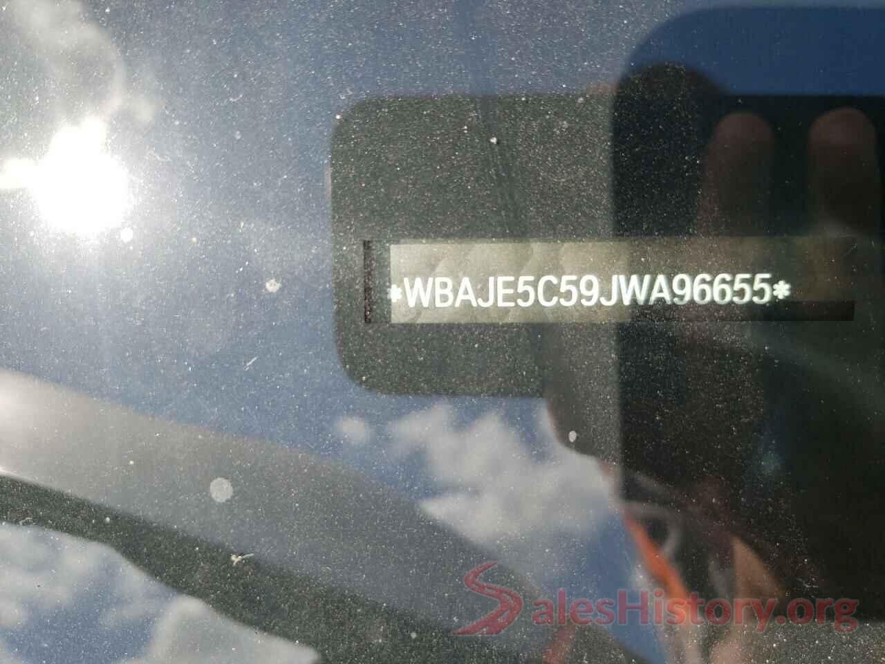 WBAJE5C59JWA96655 2018 BMW 5 SERIES