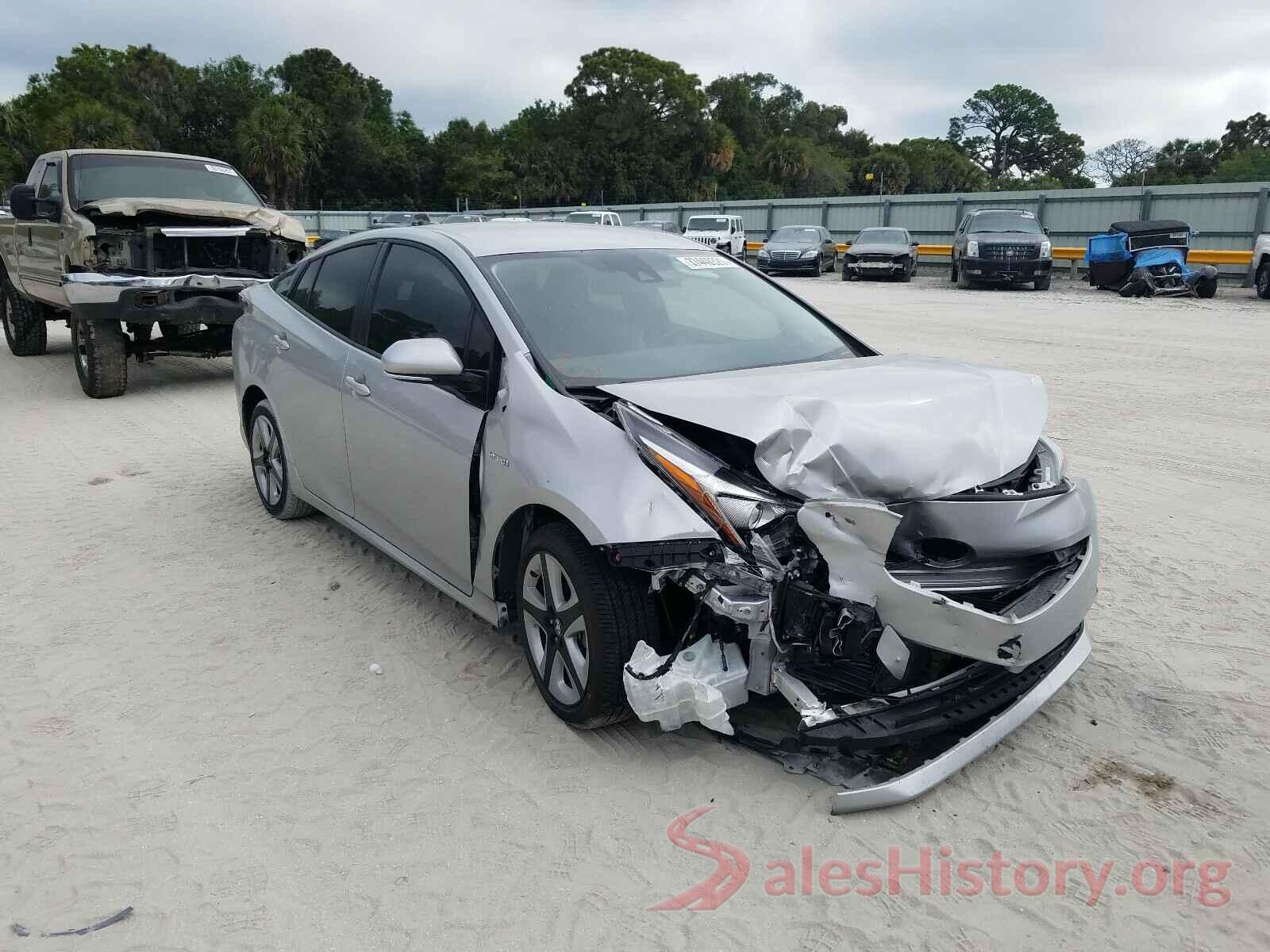 JTDKARFU5J3546233 2018 TOYOTA PRIUS