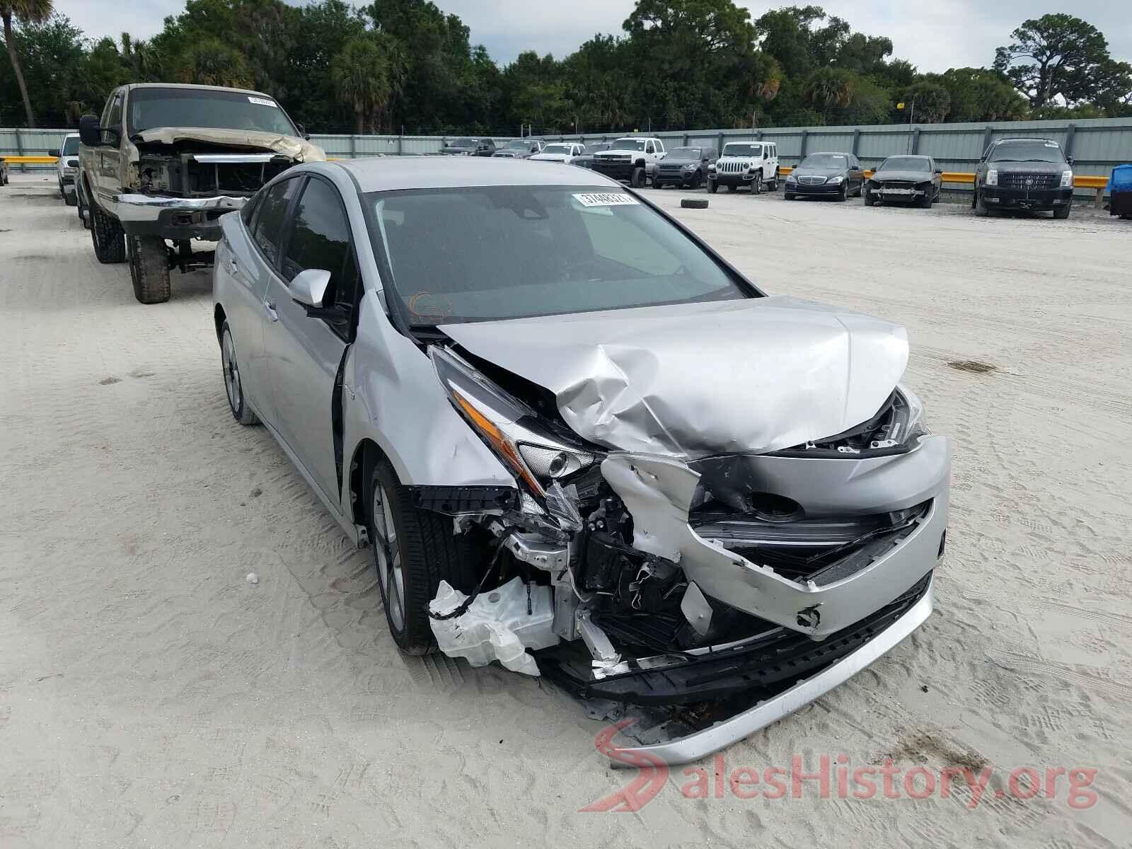 JTDKARFU5J3546233 2018 TOYOTA PRIUS