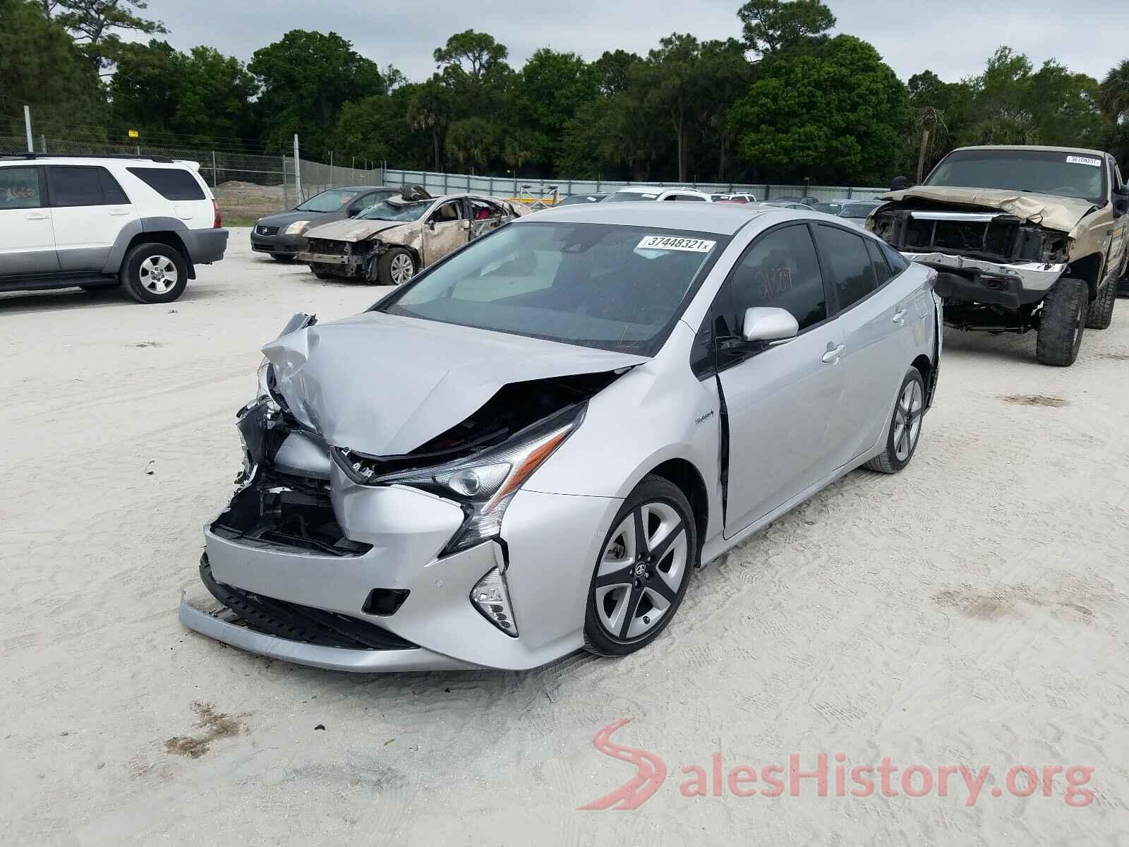 JTDKARFU5J3546233 2018 TOYOTA PRIUS