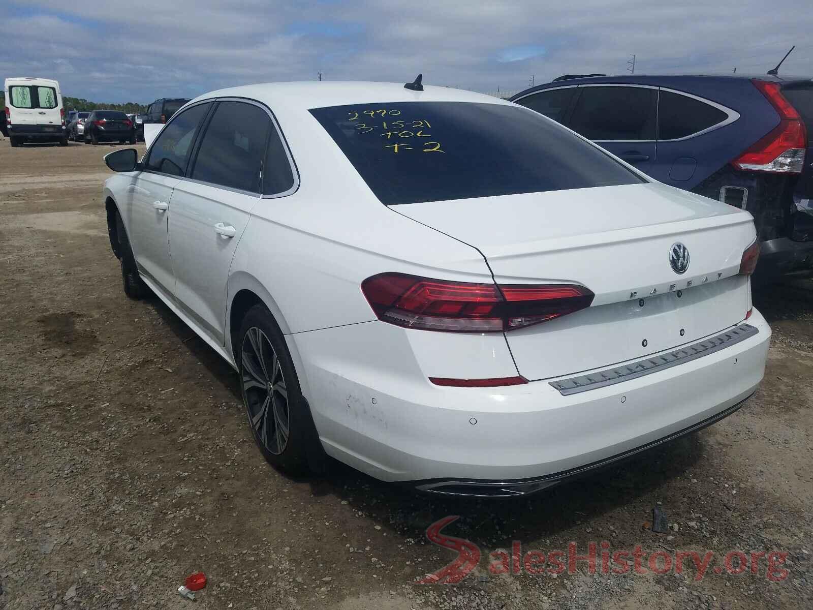 1VWCA7A34LC025043 2020 VOLKSWAGEN PASSAT