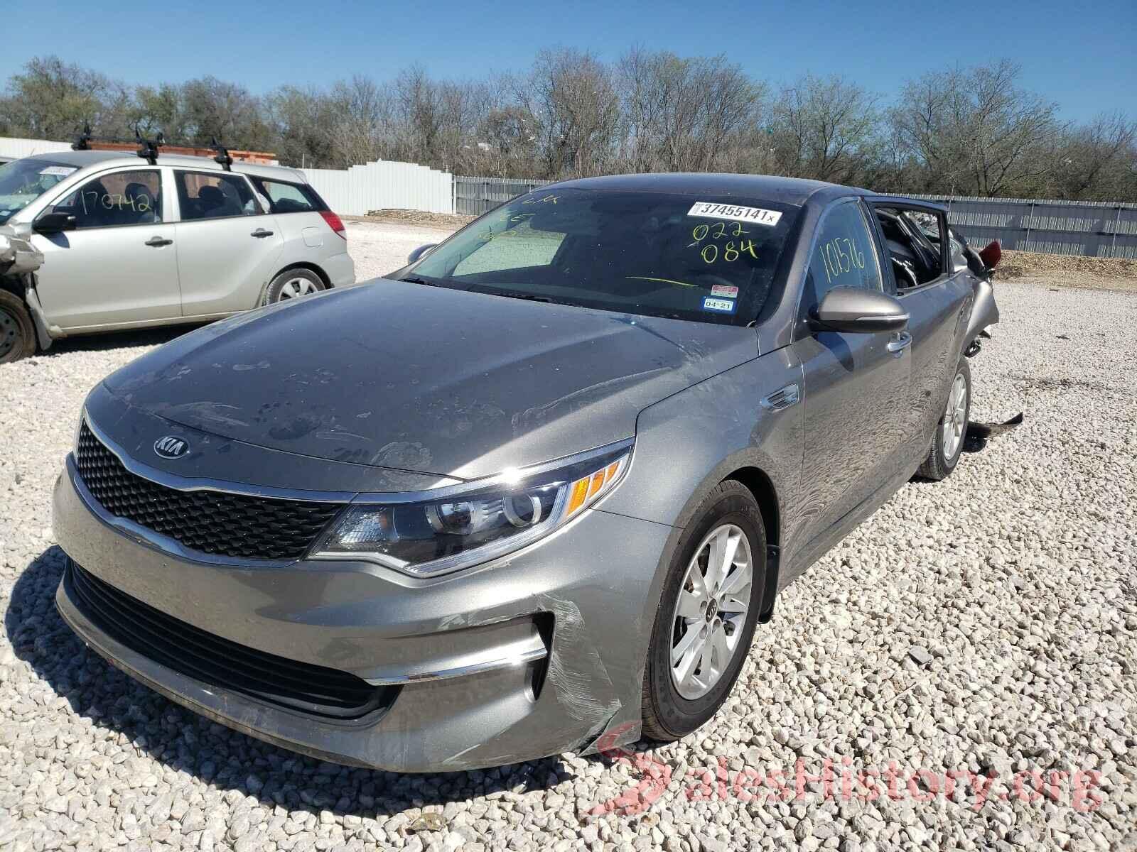 5XXGT4L33GG022084 2016 KIA OPTIMA