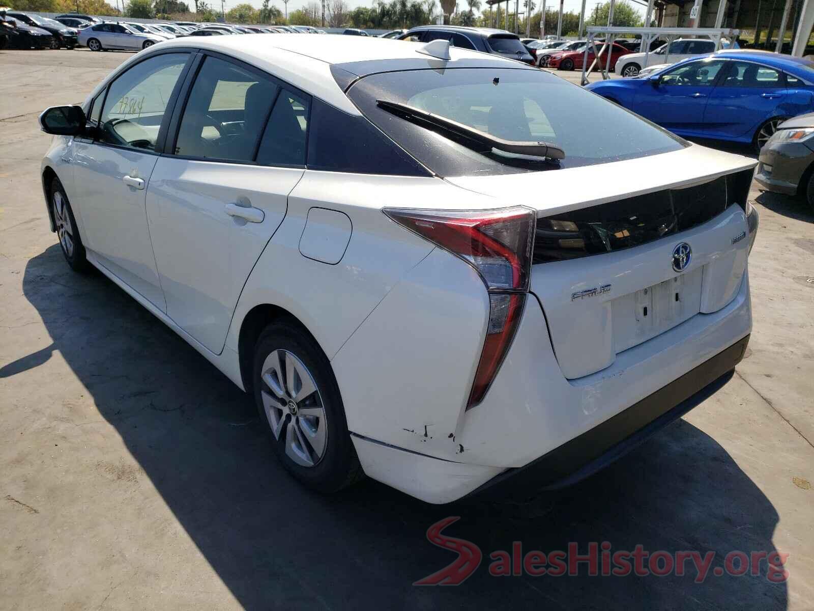 JTDKARFU6G3006026 2016 TOYOTA PRIUS