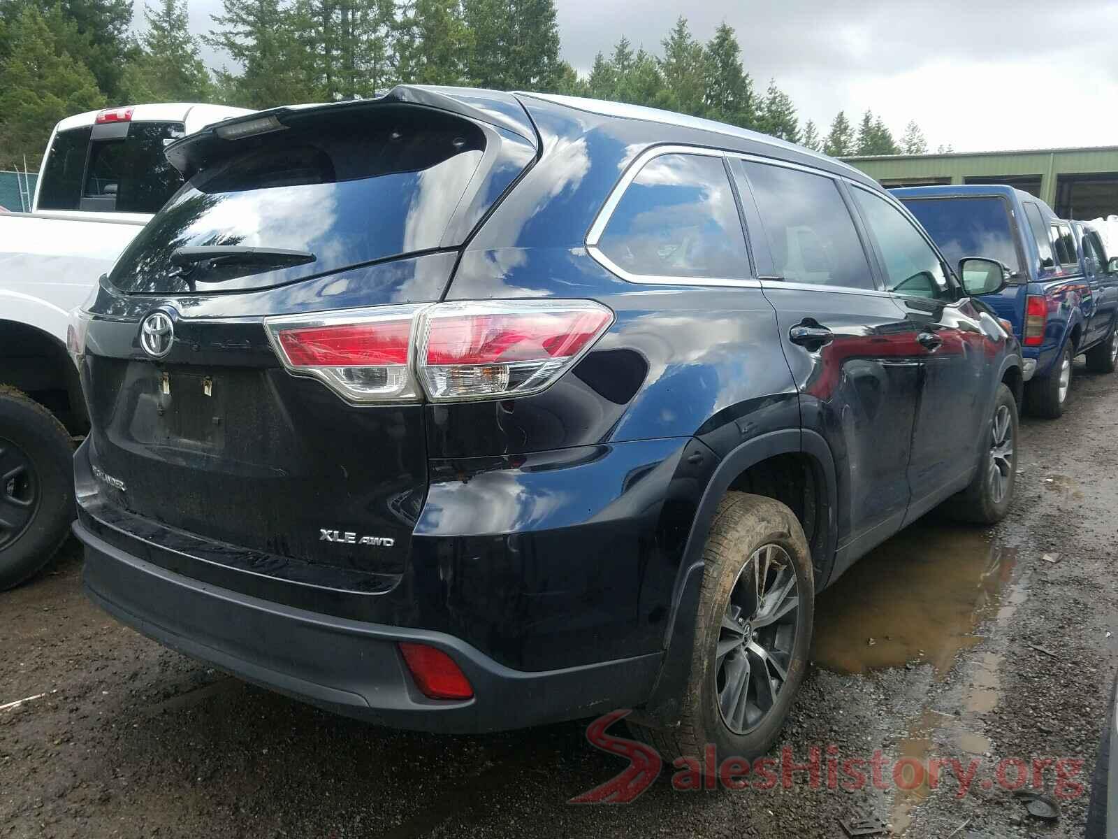 5TDJKRFH5GS347427 2016 TOYOTA HIGHLANDER