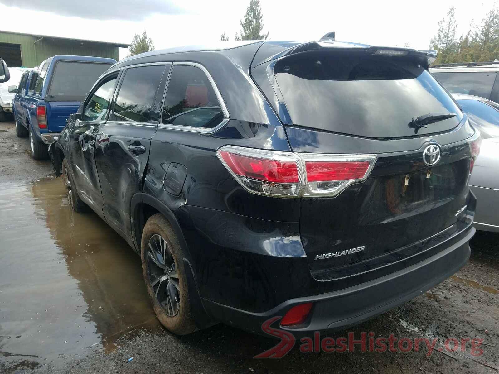 5TDJKRFH5GS347427 2016 TOYOTA HIGHLANDER