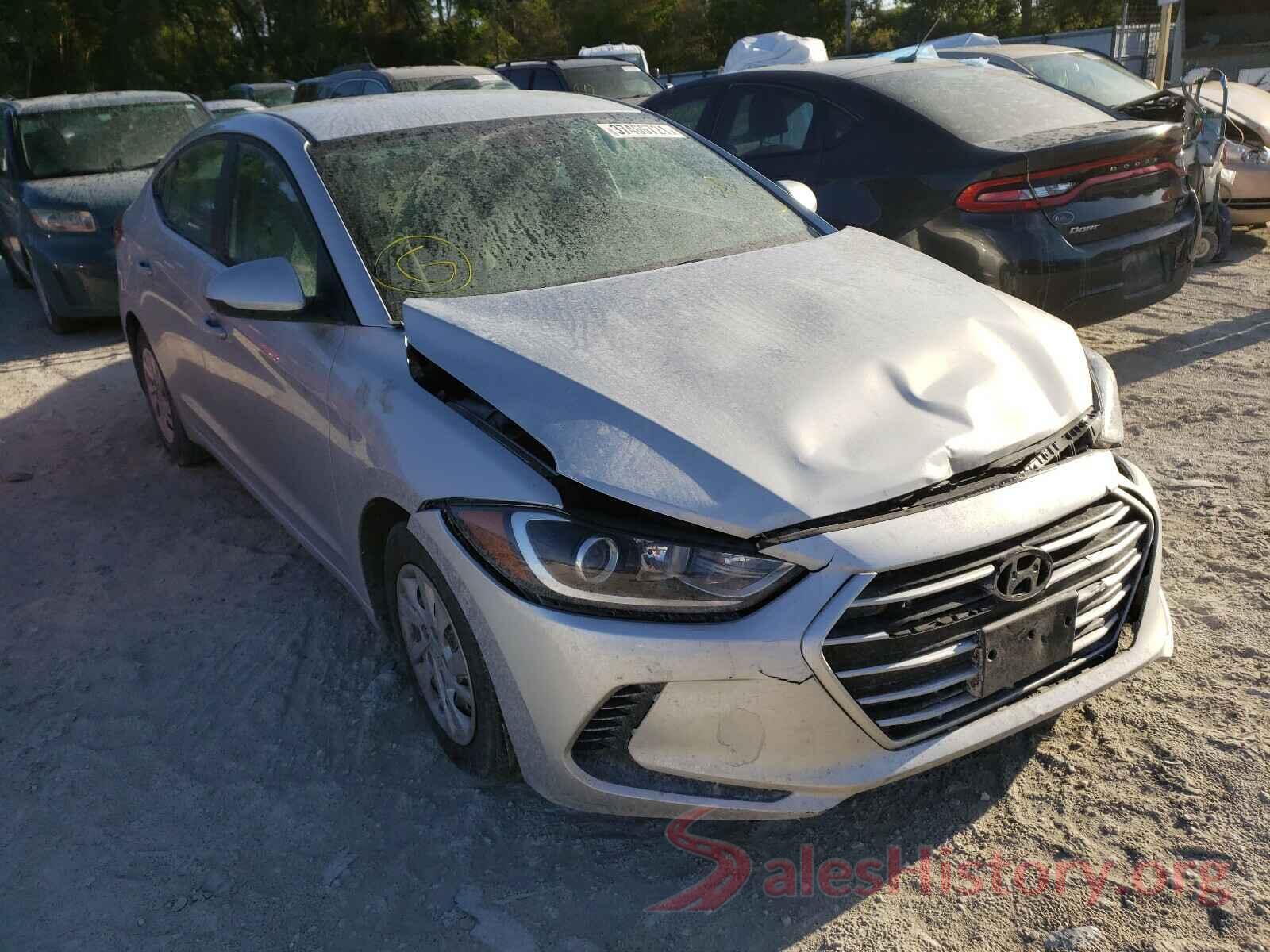 5NPD74LF8HH126707 2017 HYUNDAI ELANTRA