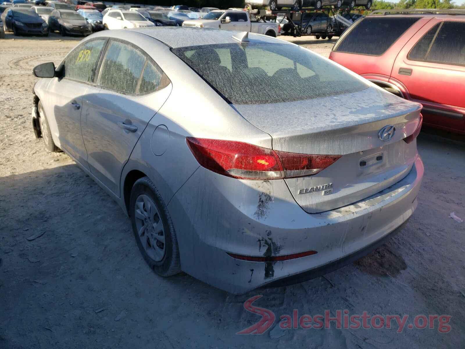 5NPD74LF8HH126707 2017 HYUNDAI ELANTRA