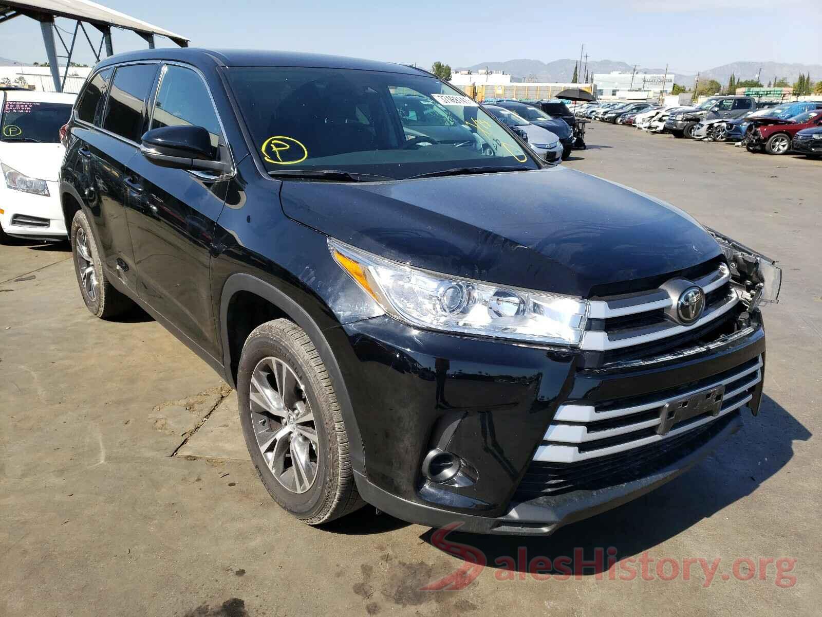 5TDZARFH1KS055773 2019 TOYOTA HIGHLANDER