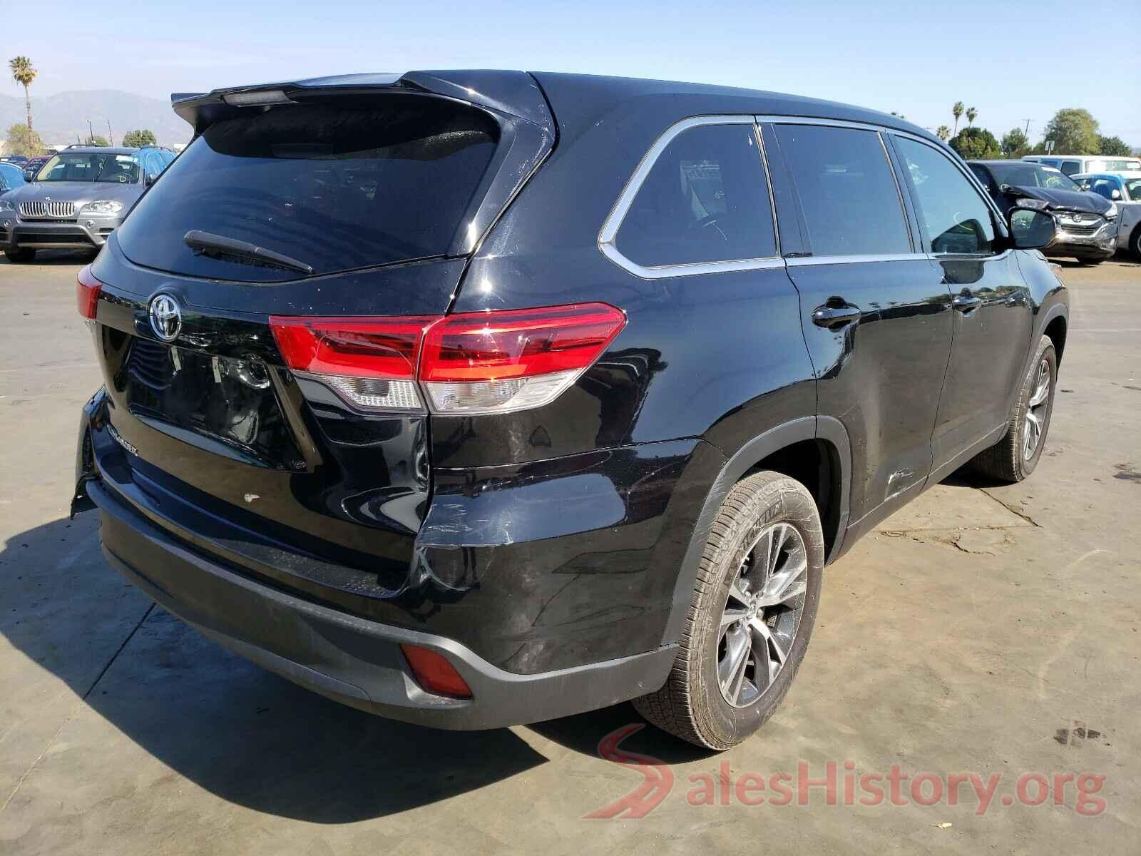 5TDZARFH1KS055773 2019 TOYOTA HIGHLANDER