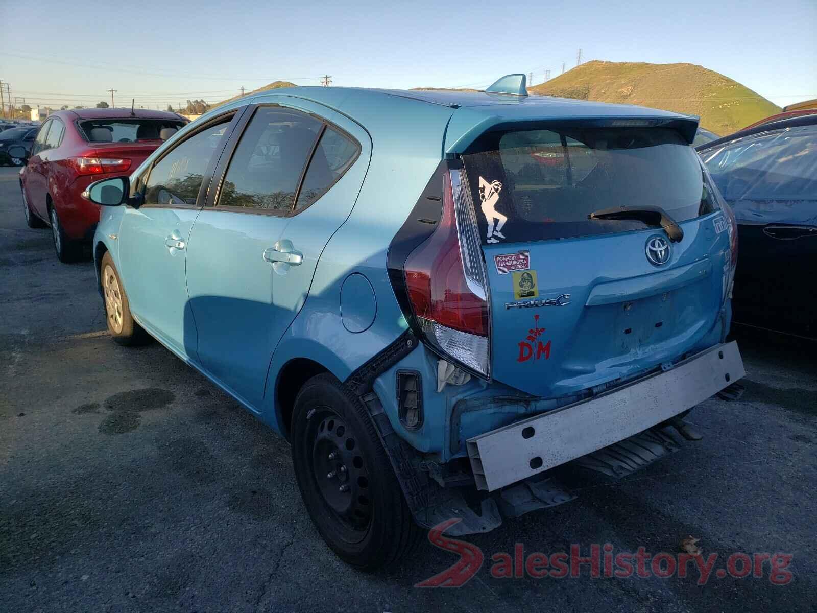 JTDKDTB36G1125899 2016 TOYOTA PRIUS