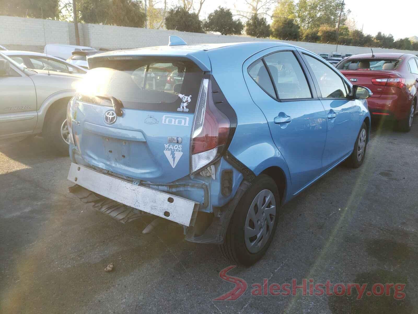 JTDKDTB36G1125899 2016 TOYOTA PRIUS