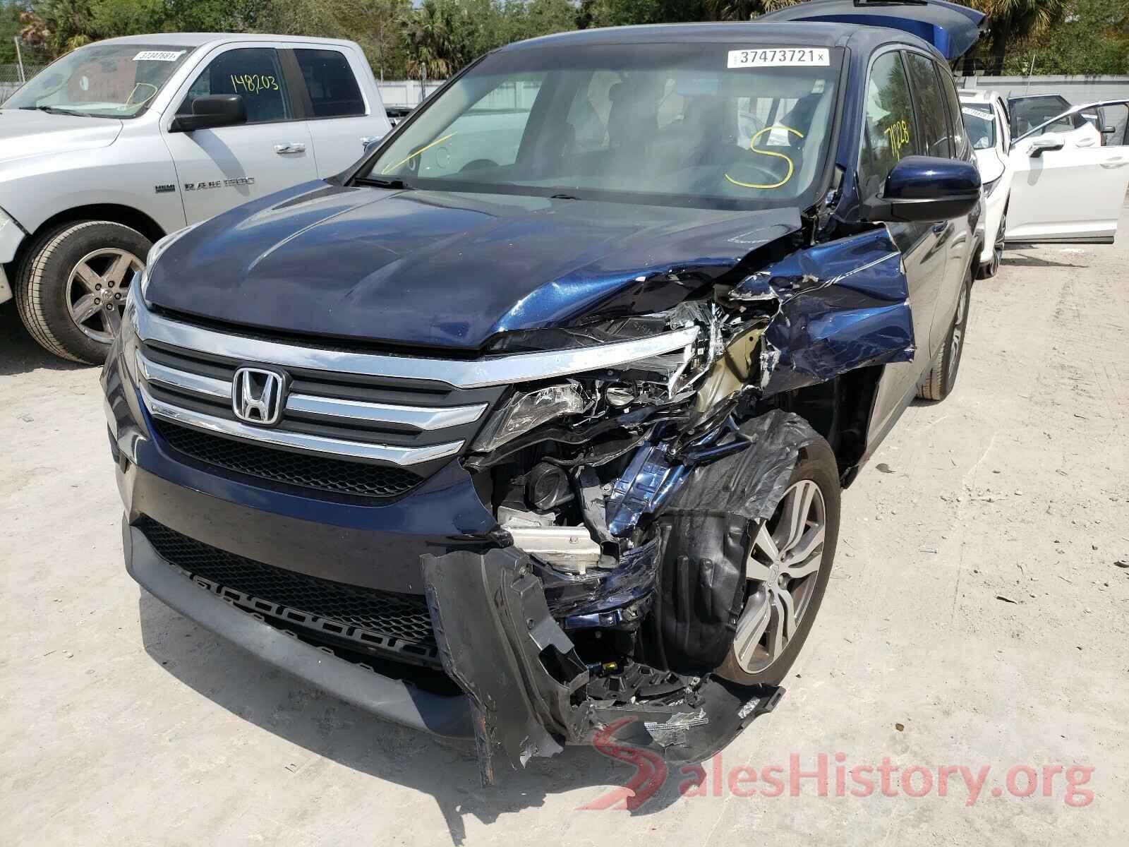 5FNYF5H33GB057298 2016 HONDA PILOT