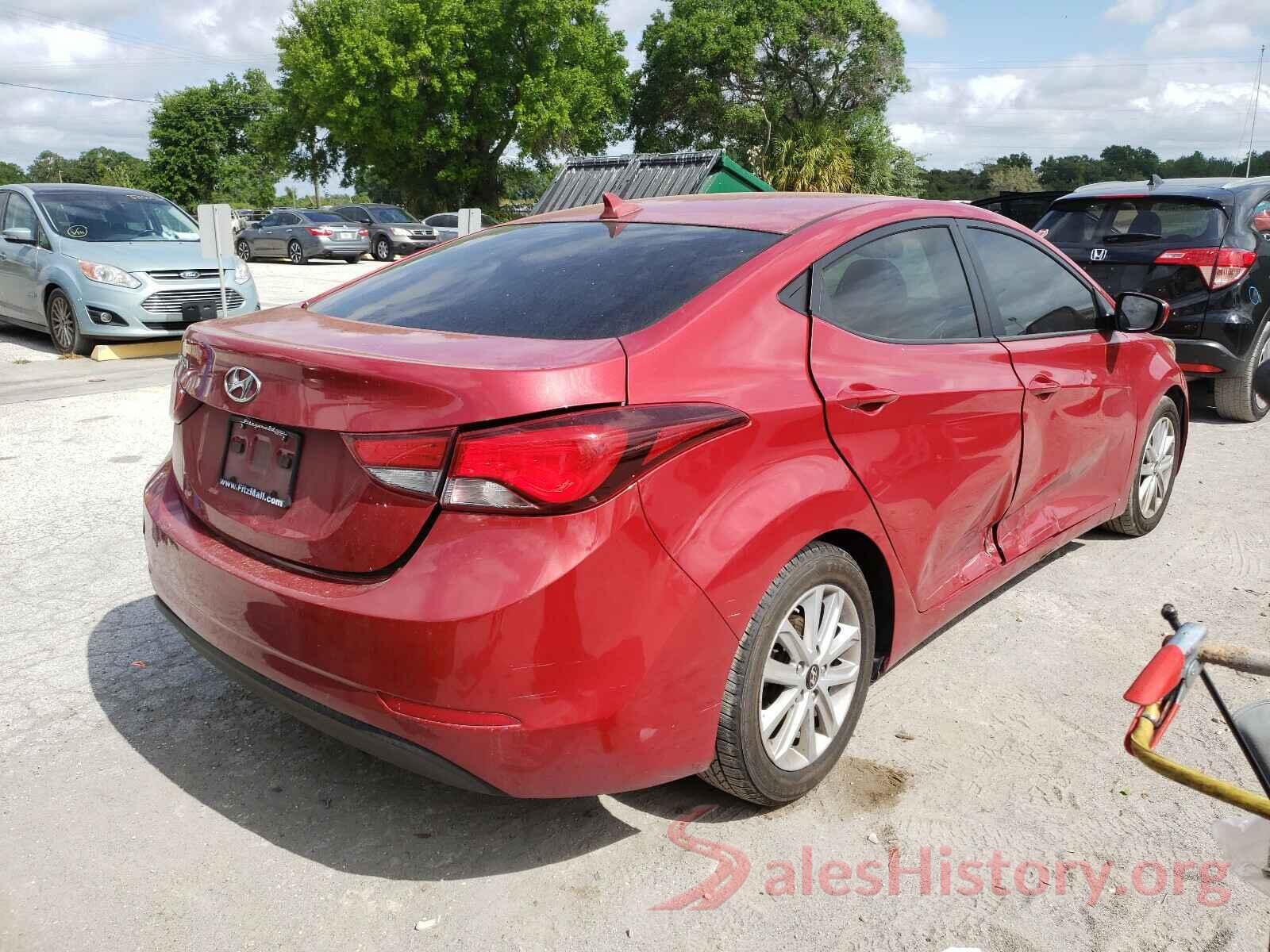 KMHDH4AE2GU485557 2016 HYUNDAI ELANTRA