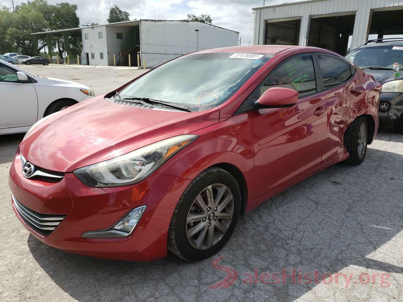 KMHDH4AE2GU485557 2016 HYUNDAI ELANTRA