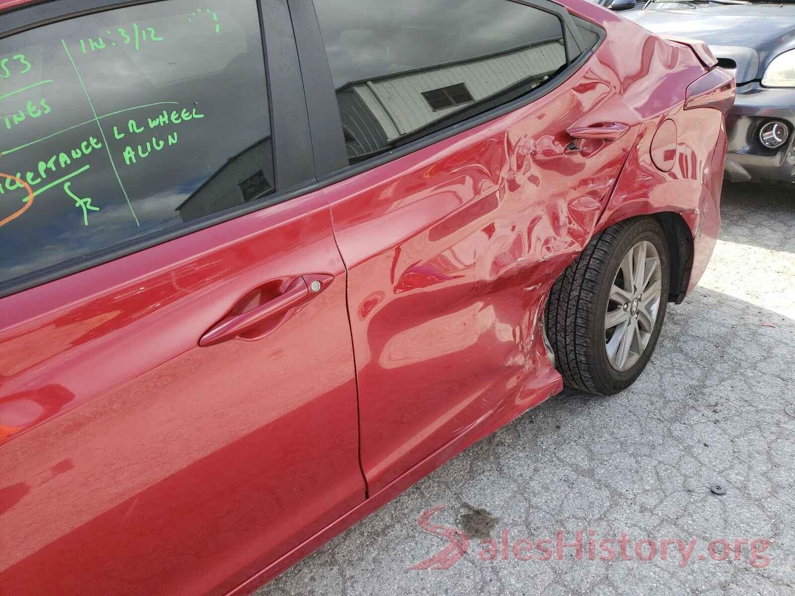 KMHDH4AE2GU485557 2016 HYUNDAI ELANTRA