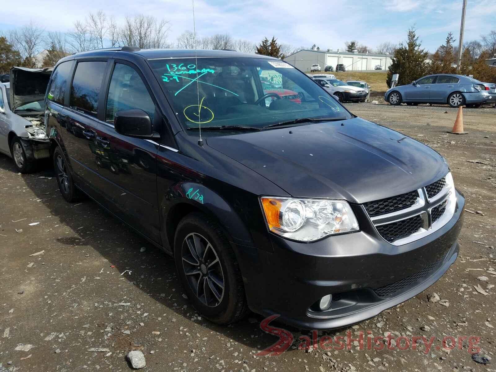 2C4RDGCG6HR758522 2017 DODGE GRAND CARA