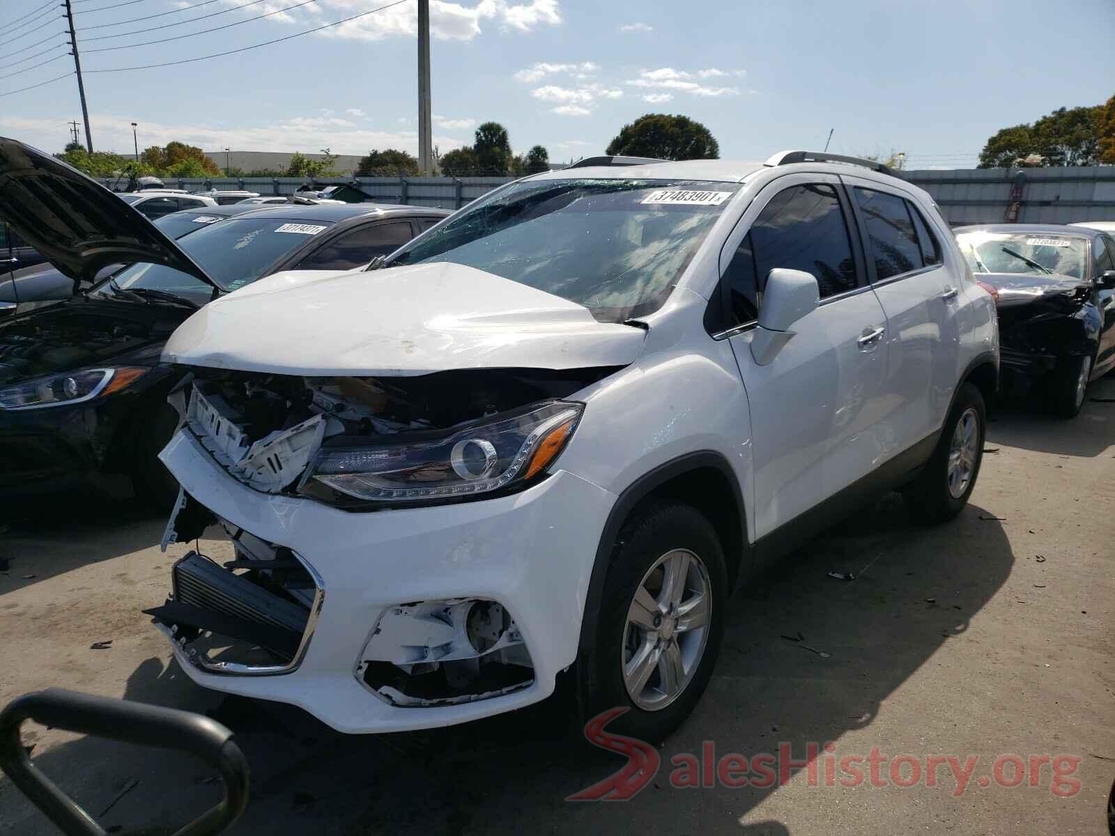 3GNCJLSBXKL184466 2019 CHEVROLET TRAX