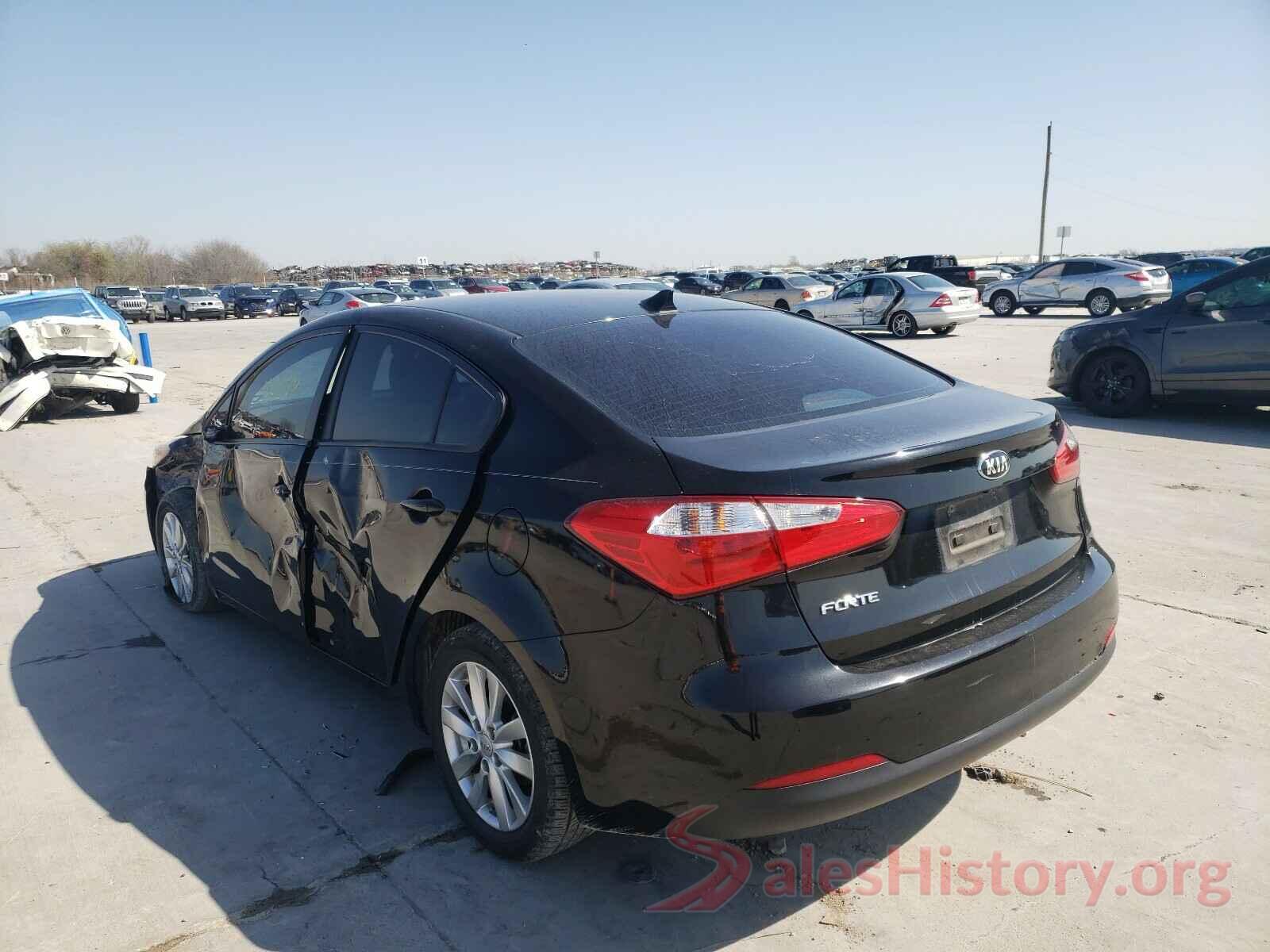 KNAFX4A65G5483754 2016 KIA FORTE