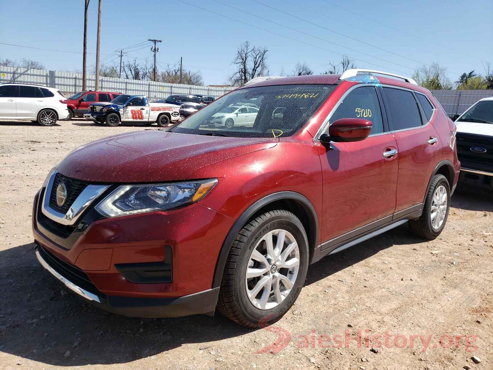 5N1AT2MT5KC702047 2019 NISSAN ROGUE