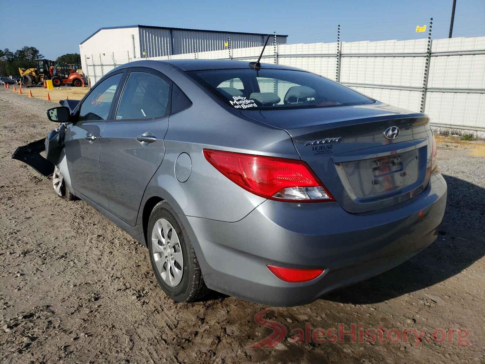 KMHCT4AE0HU376705 2017 HYUNDAI ACCENT