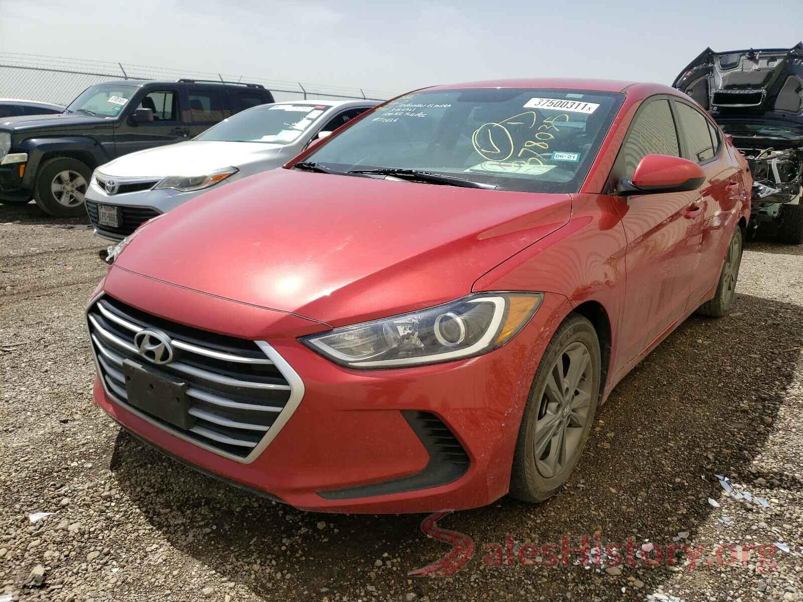 5NPD84LF2JH378035 2018 HYUNDAI ELANTRA