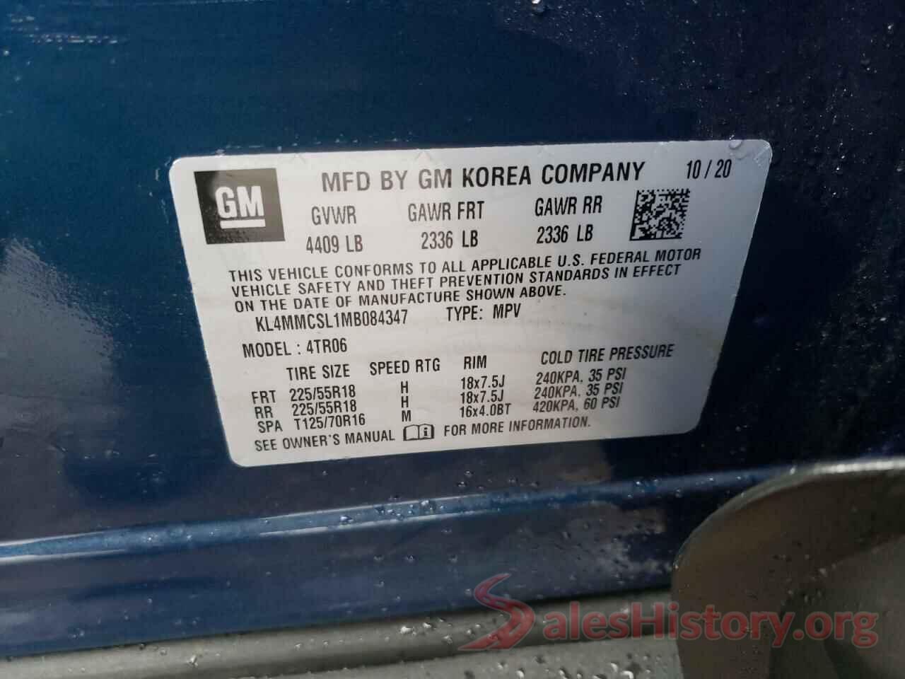 KL4MMCSL1MB084347 2021 BUICK ENCORE