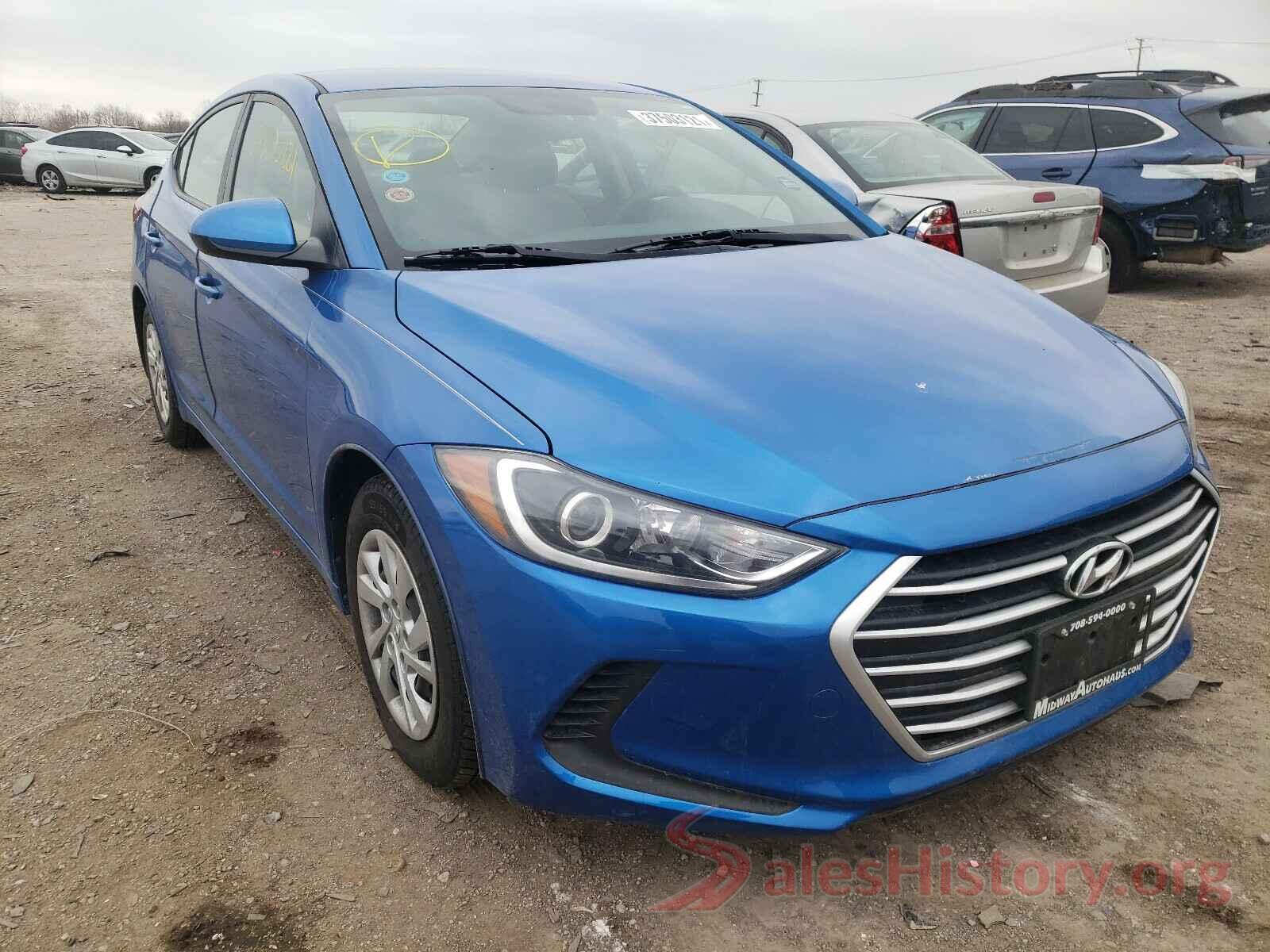 KMHD74LF4HU210377 2017 HYUNDAI ELANTRA