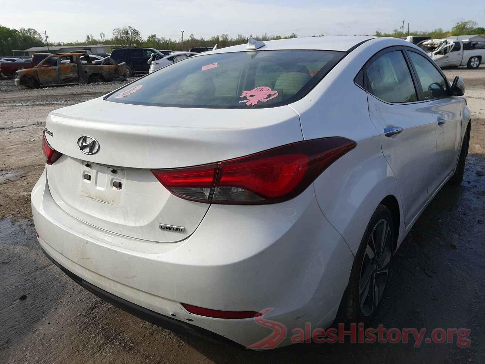 5NPDH4AE9FH635533 2015 HYUNDAI ELANTRA