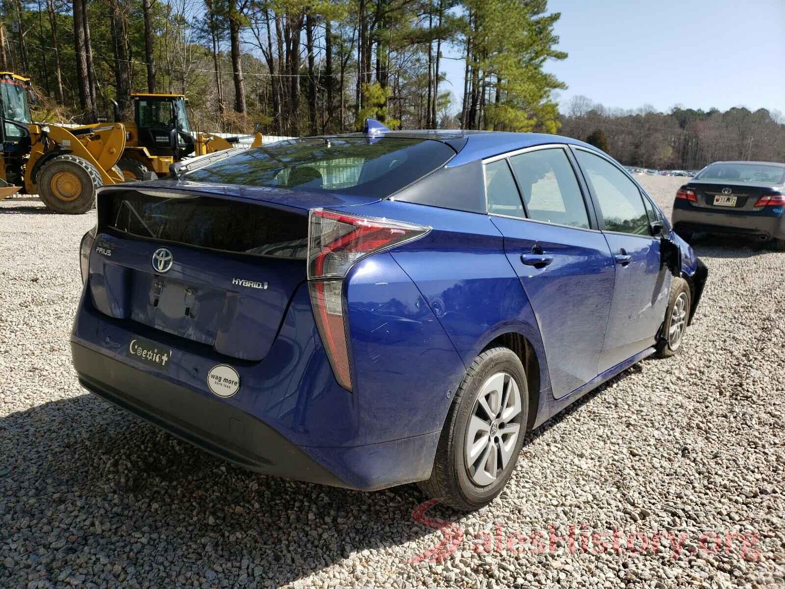 JTDKARFU7J3062225 2018 TOYOTA PRIUS