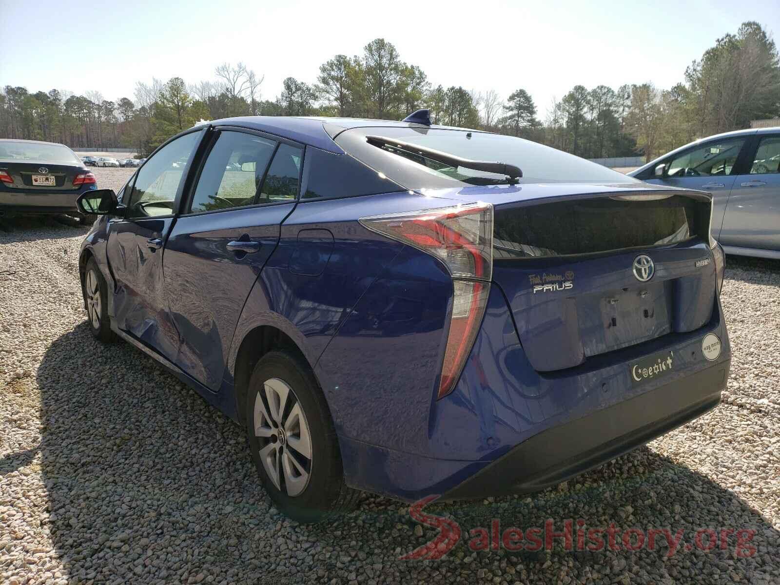 JTDKARFU7J3062225 2018 TOYOTA PRIUS