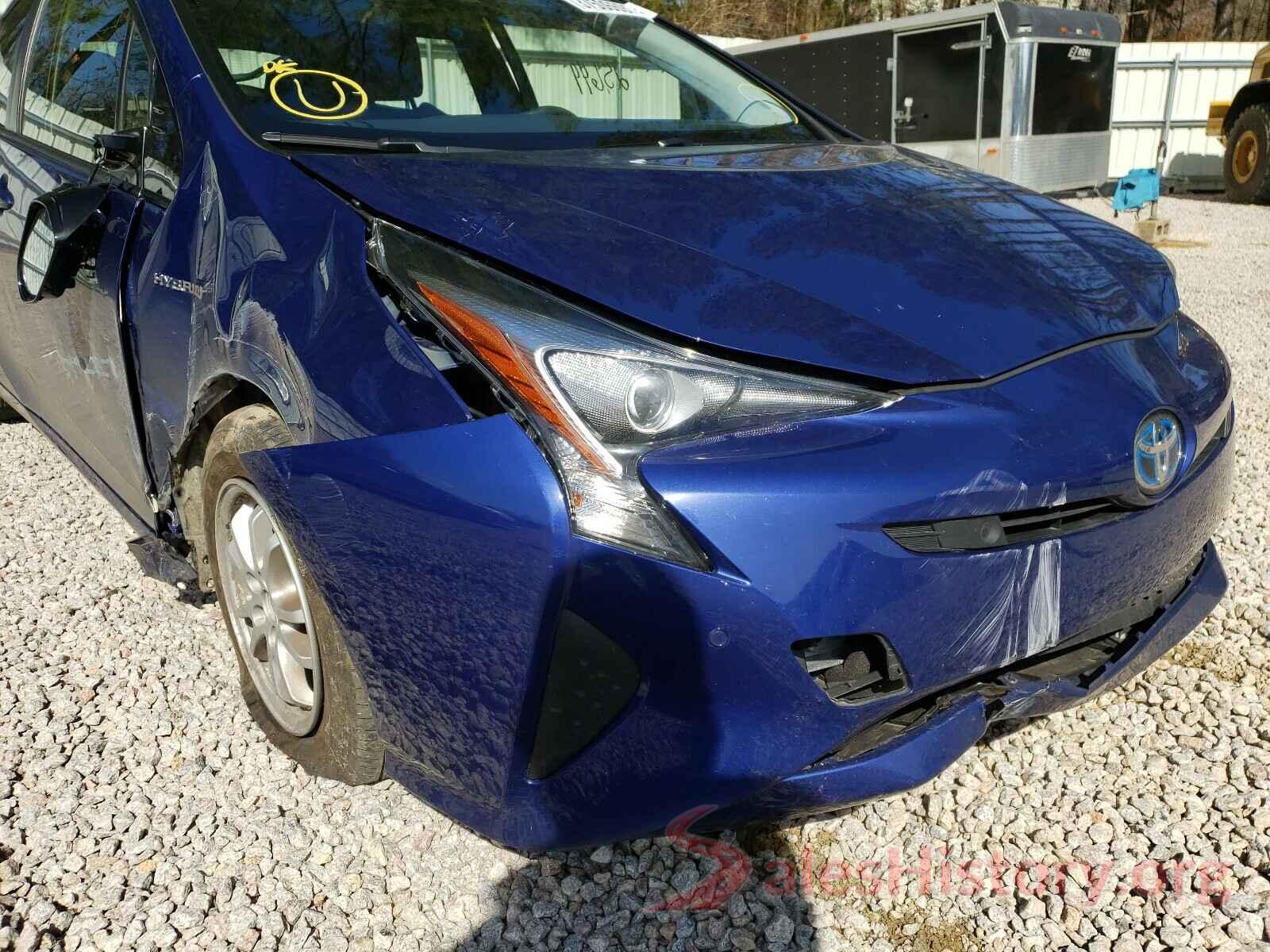 JTDKARFU7J3062225 2018 TOYOTA PRIUS