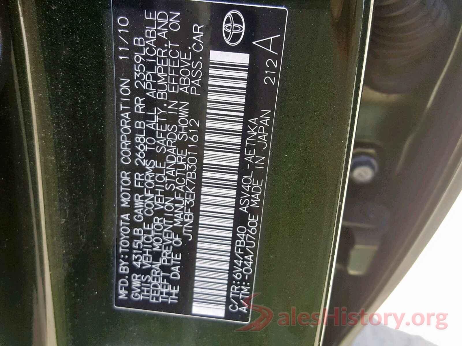 JTNBF3EK7B3011612 2011 TOYOTA CAMRY BASE