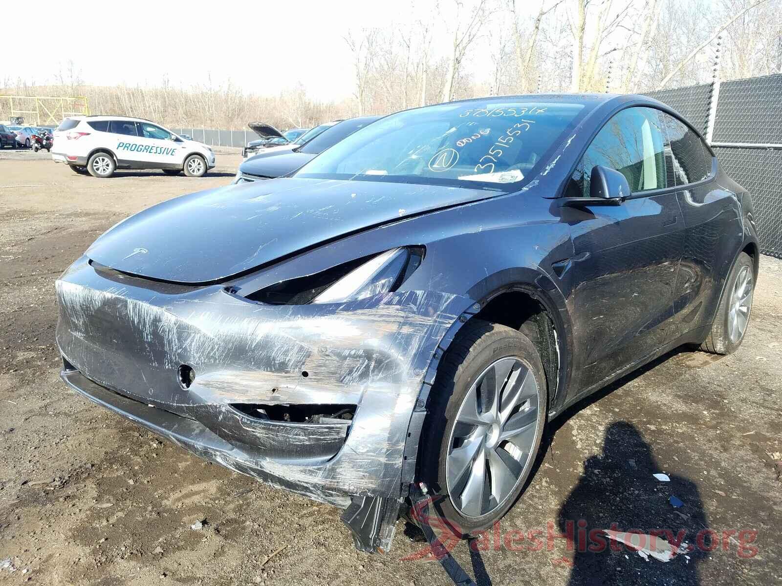 5YJYGDED5MF106128 2021 TESLA MODEL Y